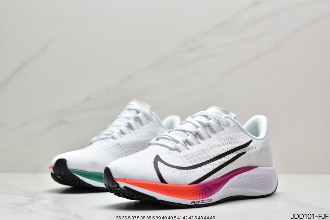 120 耐克Nike Zoom Pegasus 37 登月37代超轻针眼网面透气缓震时尚休闲跑步鞋