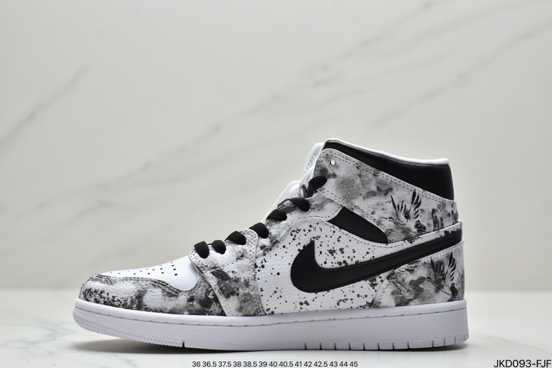 160 真标Air Jordan 1 Mid ”Obsidian”黑曜石 乔一中邦 554724