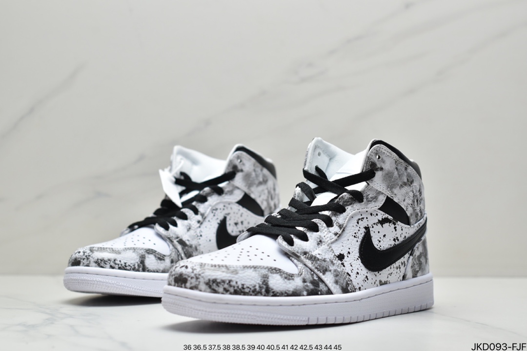 160 真标Air Jordan 1 Mid ”Obsidian”黑曜石 乔一中邦 554724
