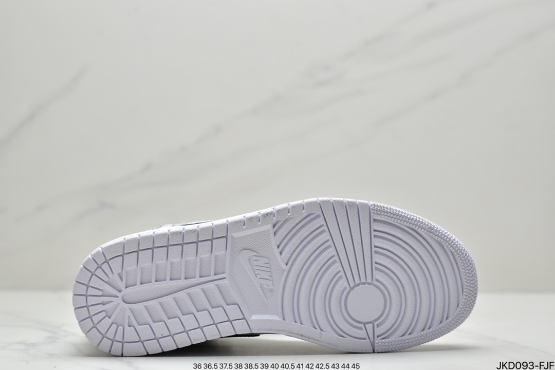 160 真标Air Jordan 1 Mid ”Obsidian”黑曜石 乔一中邦 554724