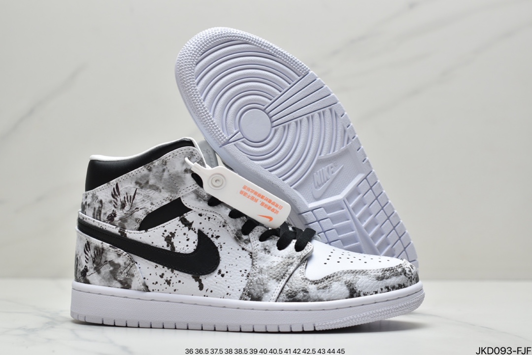 160 真标Air Jordan 1 Mid ”Obsidian”黑曜石 乔一中邦 554724