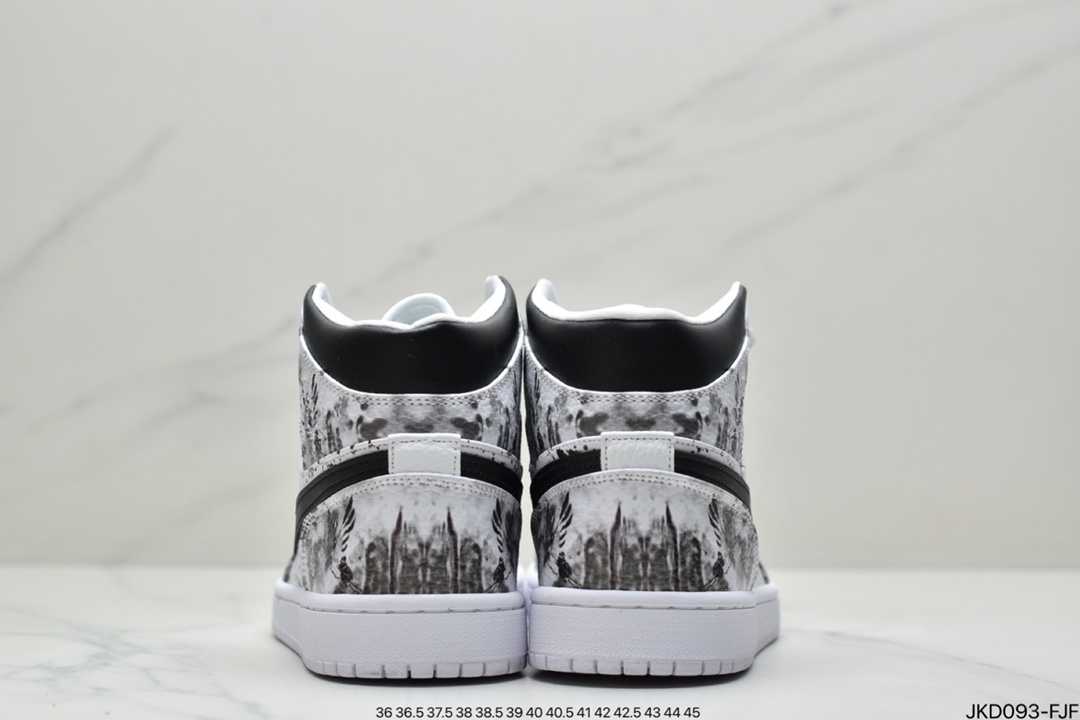 160 真标Air Jordan 1 Mid ”Obsidian”黑曜石 乔一中邦 554724