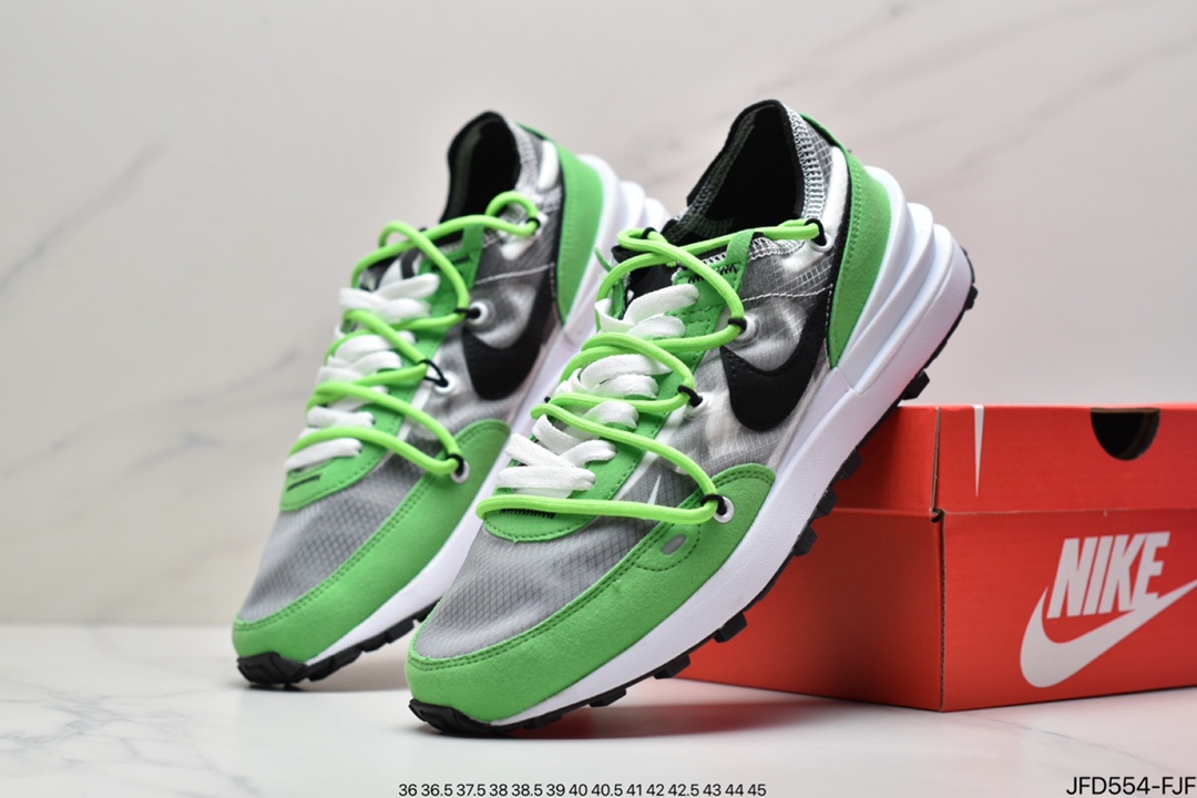 170 耐克NK Waffle One Summit White Bx.华夫网面透气休闲跑步鞋 DA7995