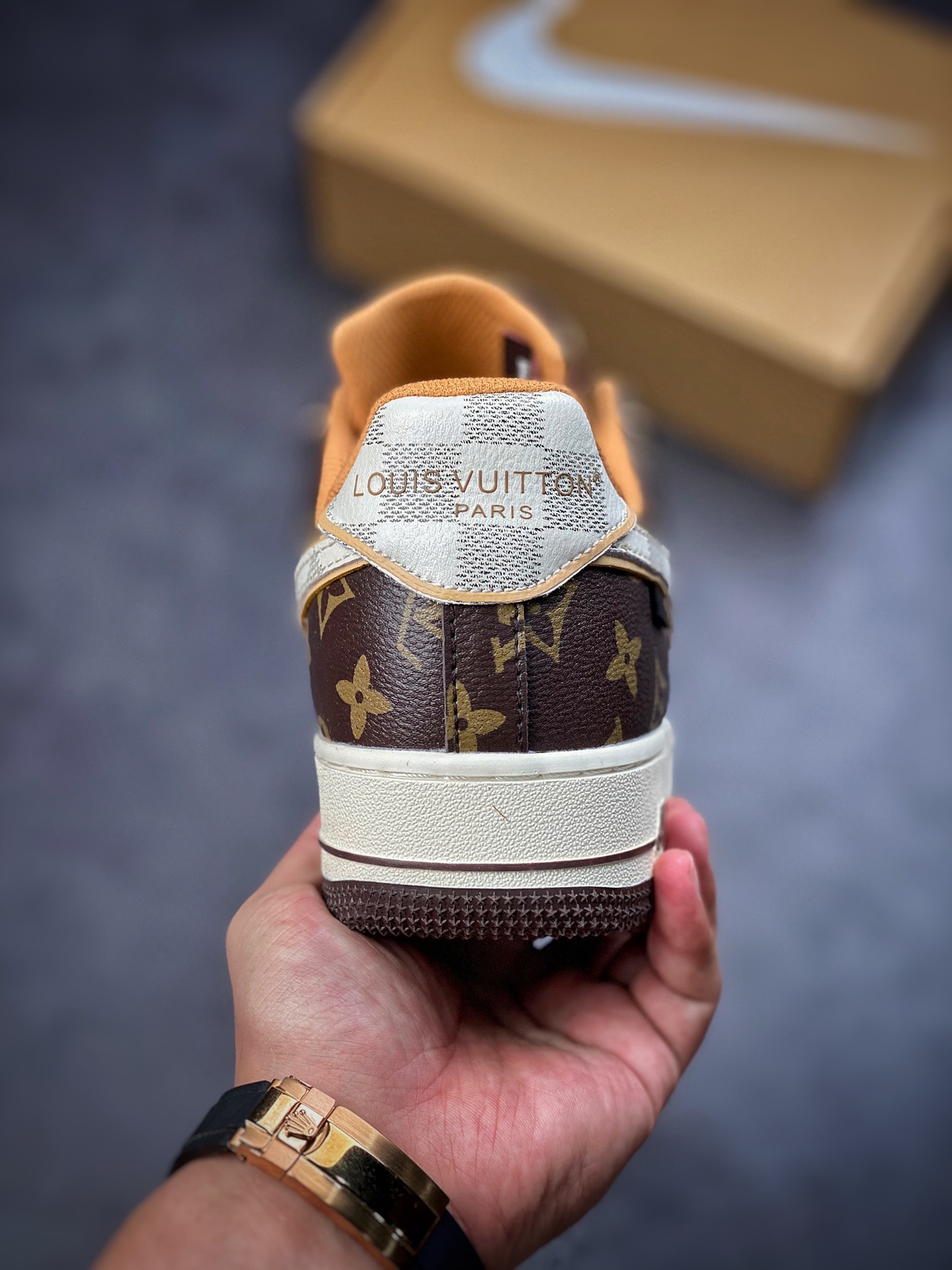 220 2022新品超奢联名 路易威登 LV×Nike Air Force 1 Low 07 DJ4631-200