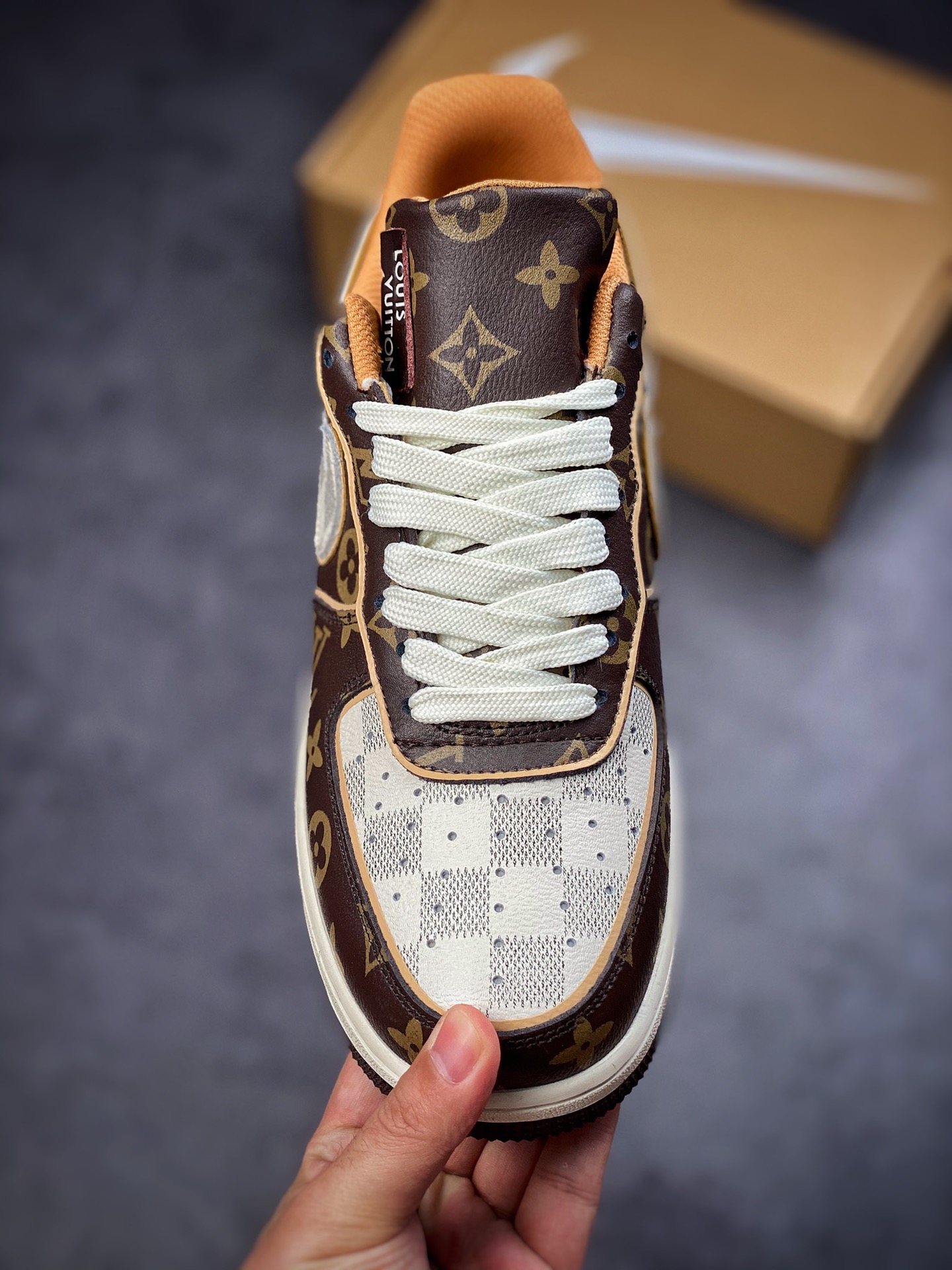 220 2022新品超奢联名 路易威登 LV×Nike Air Force 1 Low 07 DJ4631-200