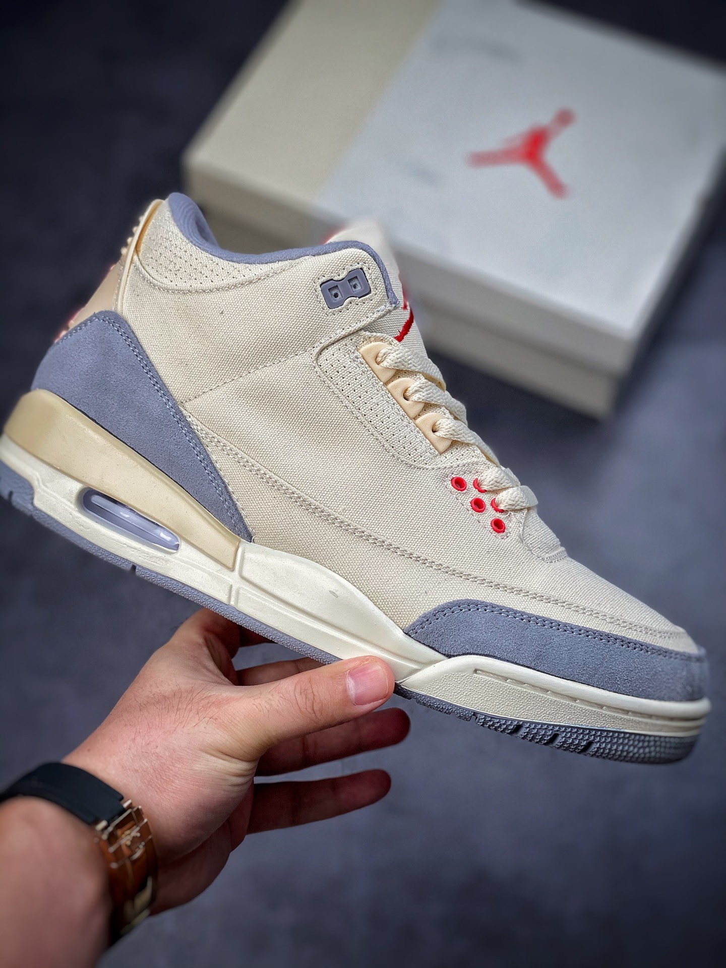 240  Air Jordan 3 Retro ”Muslin” 米白棉布 DH7139-100