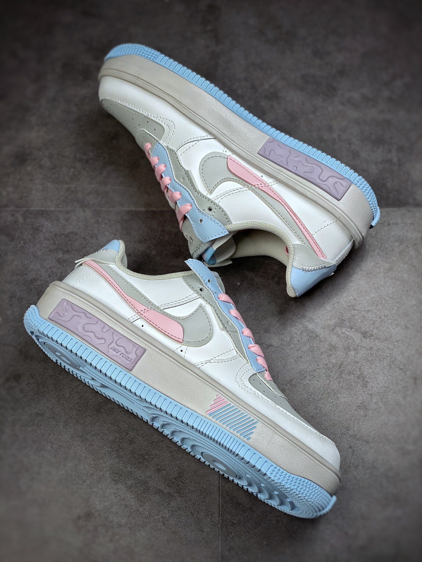 260 Nike Air Force 1 Fontanka “灰粉蓝紫” 空军丰塔卡系列 CW6688-605