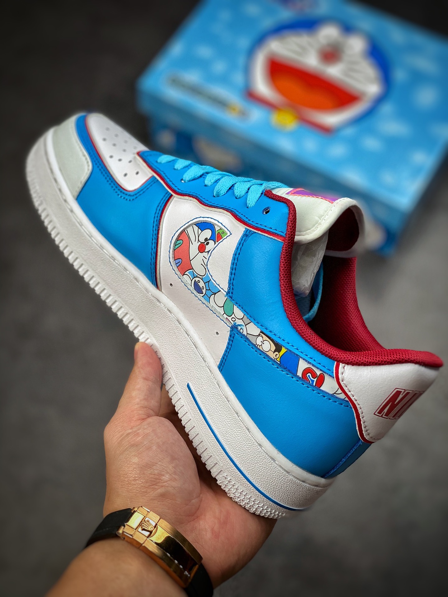 260 Nike Air Force 1 Low 07 × Doraemon 叮当猫联名款BQ8988-106