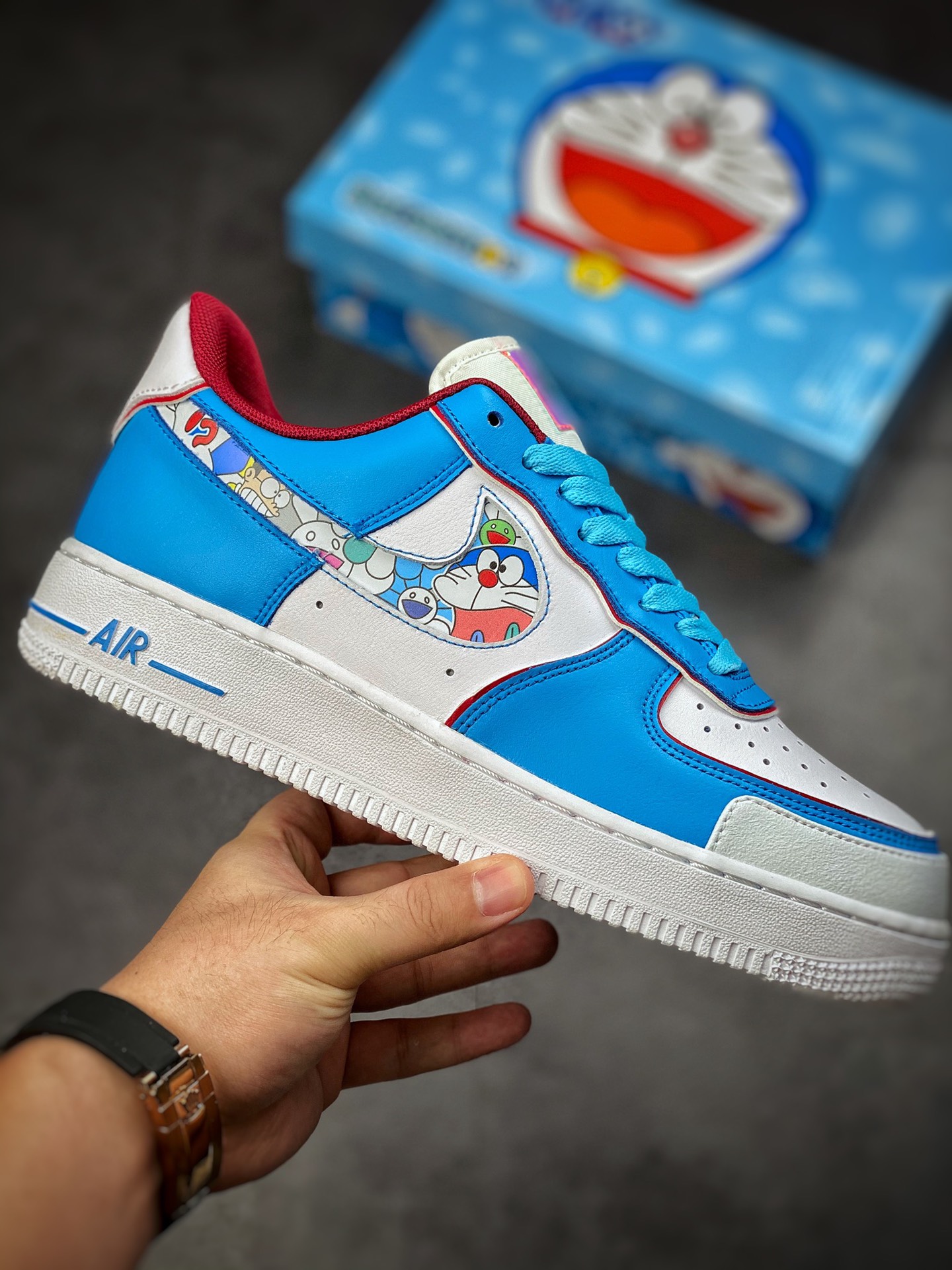 260 Nike Air Force 1 Low 07 × Doraemon 叮当猫联名款BQ8988-106