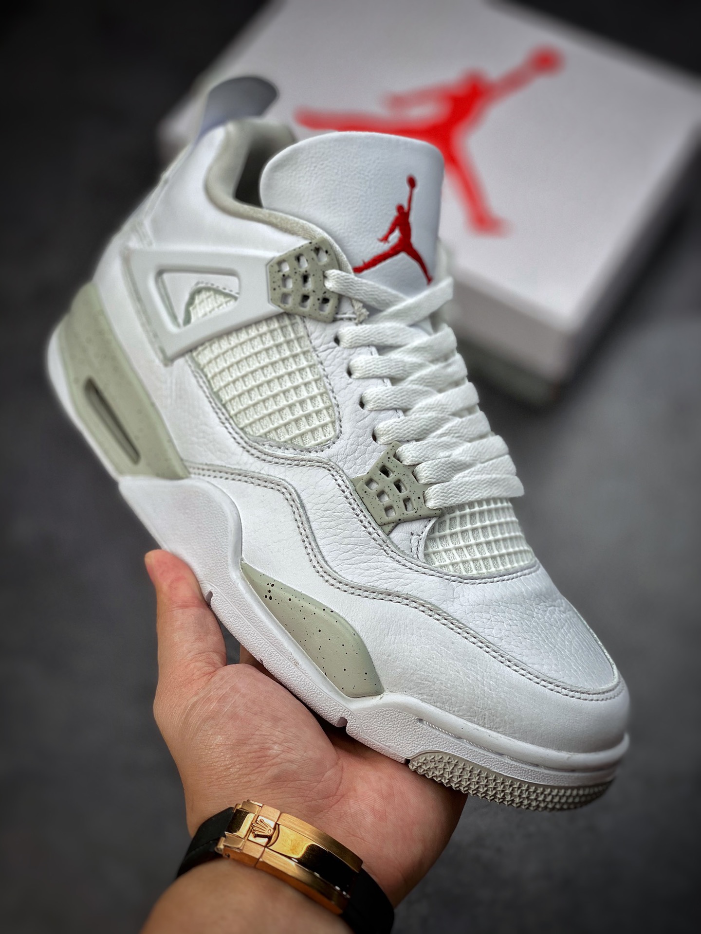 450 纯原 Air Jordan 4 白水泥 CT8527-100