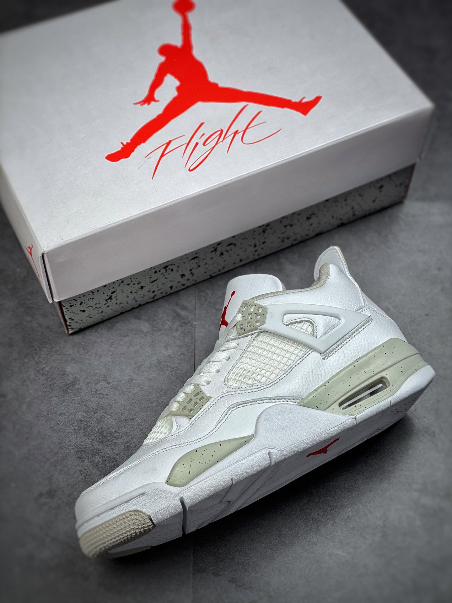 450 纯原 Air Jordan 4 白水泥 CT8527-100