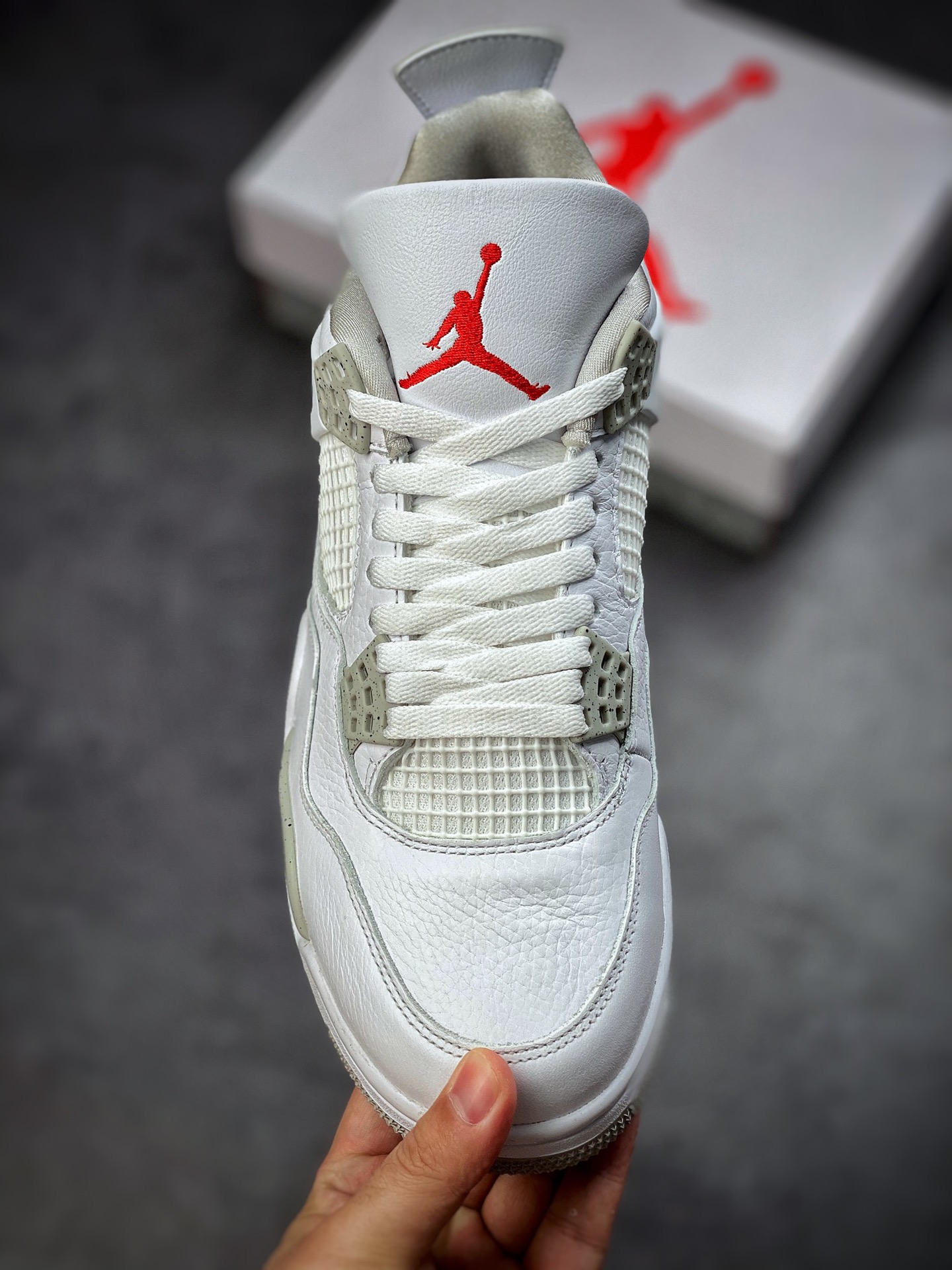 450 纯原 Air Jordan 4 白水泥 CT8527-100