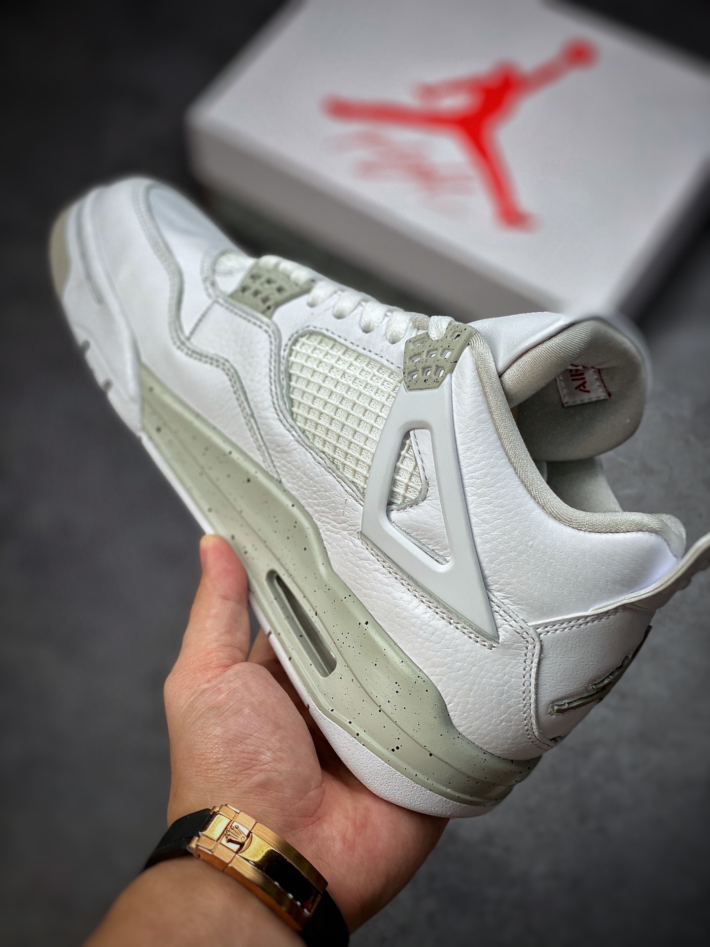 450 纯原 Air Jordan 4 白水泥 CT8527-100