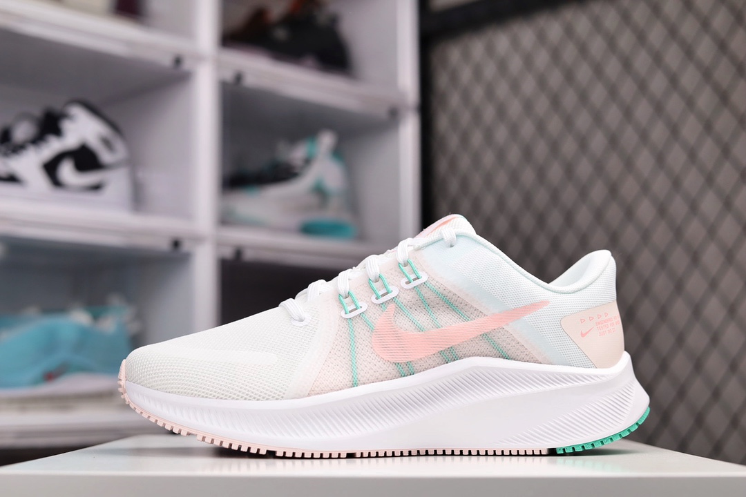 G0 Nike Zoom Quest 4 全新配色公司级 女鞋原楦原数据开发纸版 采用同源织法Flymesh网织透气鞋面 内置Zoom真小气垫装置 天猫长青款式，耐克Nike Zoom Quest 4 探索者4代贾卡轻质透气休闲运动跑步鞋×336XX货号：DA F5 6-105尺码：36 36.5 37.5 38 38.5 39 40