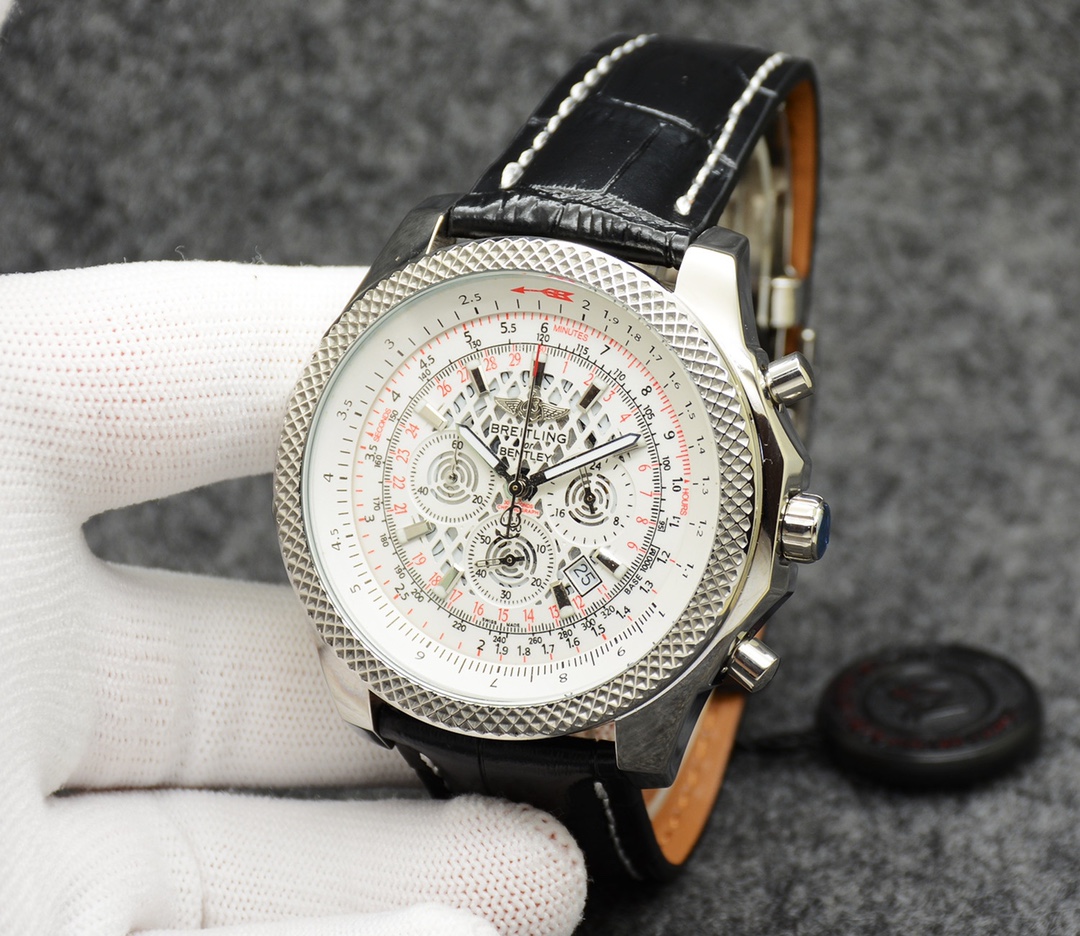 “Polished Gold Multifunctional Watch with Steel Buttons for Sale”