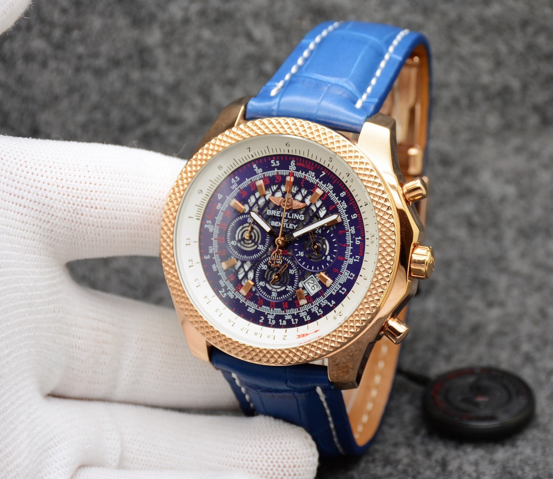 “Polished Gold Multifunctional Watch with Steel Buttons for Sale” - 图片 8