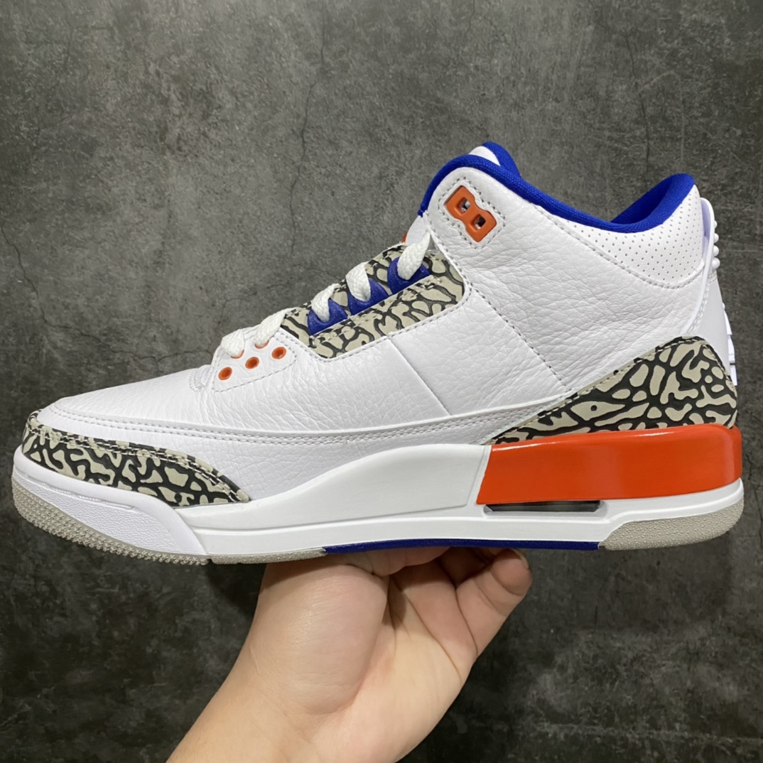 图片[2]-‼️ X版纯原 Air Jordan 3 Retro aj3 尼克斯 原鞋原楦头纸板开发 极致一眼正品既视感 原厂进口皮料打造 最大限度还原公司正品 货号：136064-148 尺码：40-47.5-选品中心