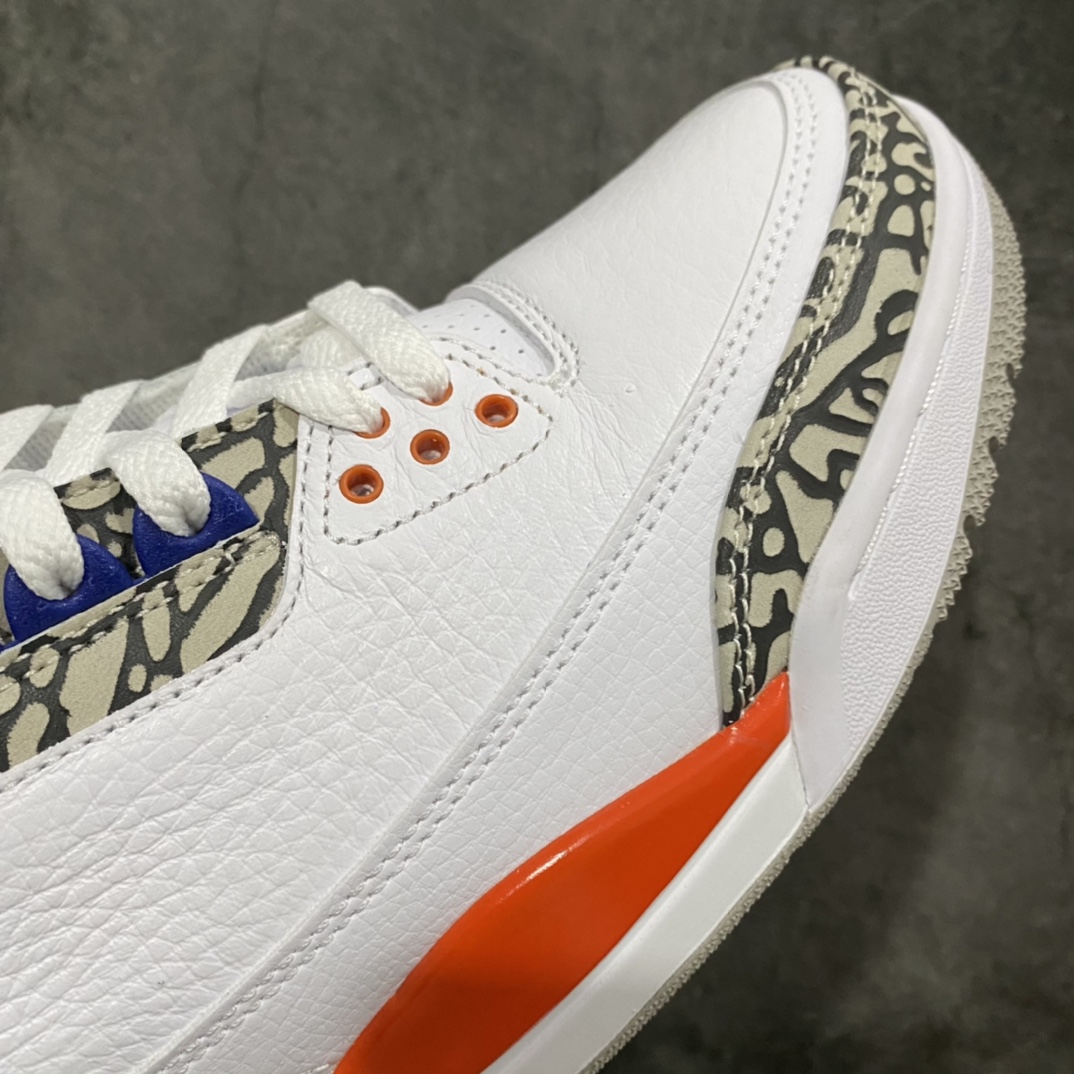 图片[6]-‼️ X版纯原 Air Jordan 3 Retro aj3 尼克斯 原鞋原楦头纸板开发 极致一眼正品既视感 原厂进口皮料打造 最大限度还原公司正品 货号：136064-148 尺码：40-47.5-选品中心