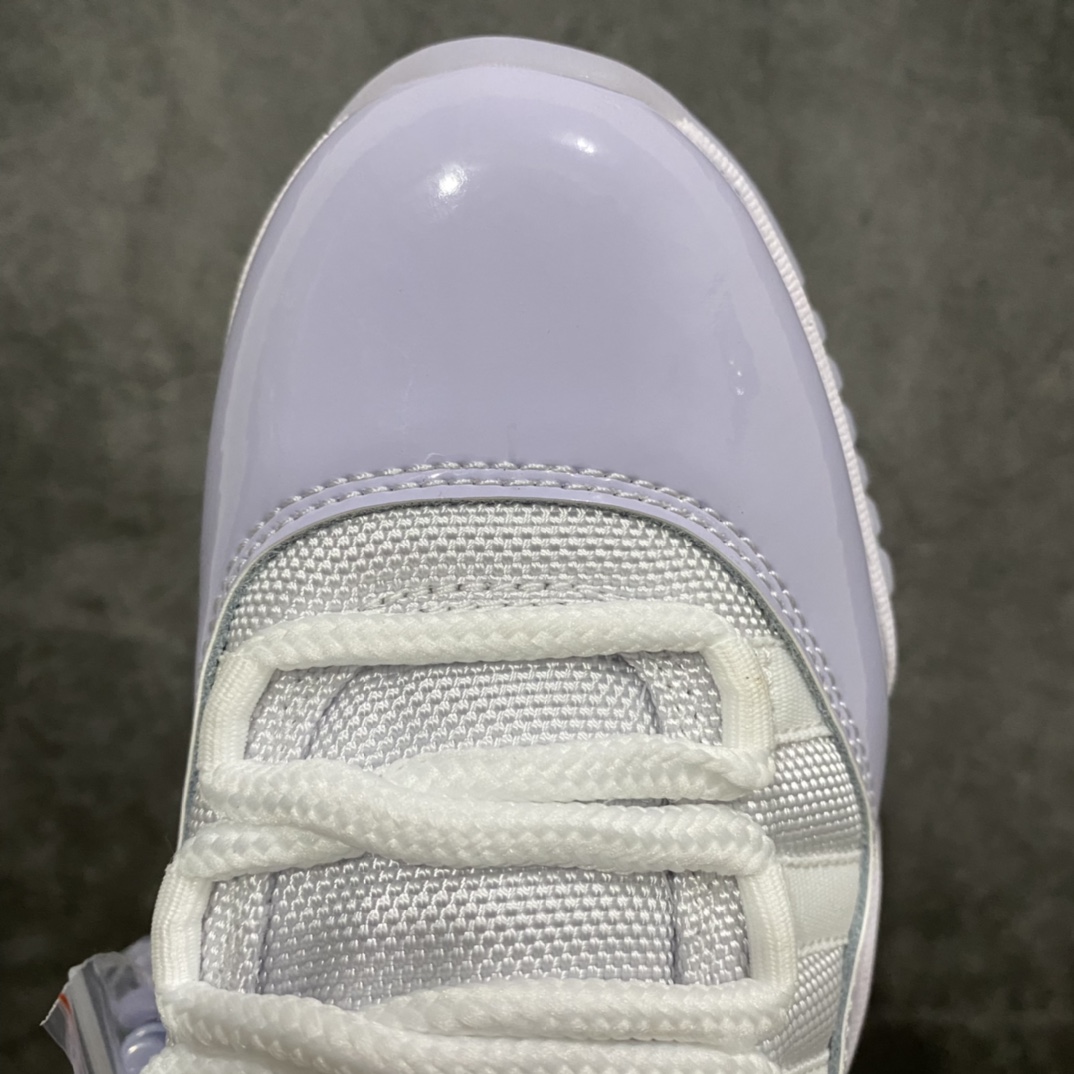图片[5]-X版纯原 Air Jordan AJ11 低帮 白紫 女神紫 低帮篮球鞋 AH7860 101 原厂材料打造 顶级品质 市售天花板版本 尺码：36-39-选品中心