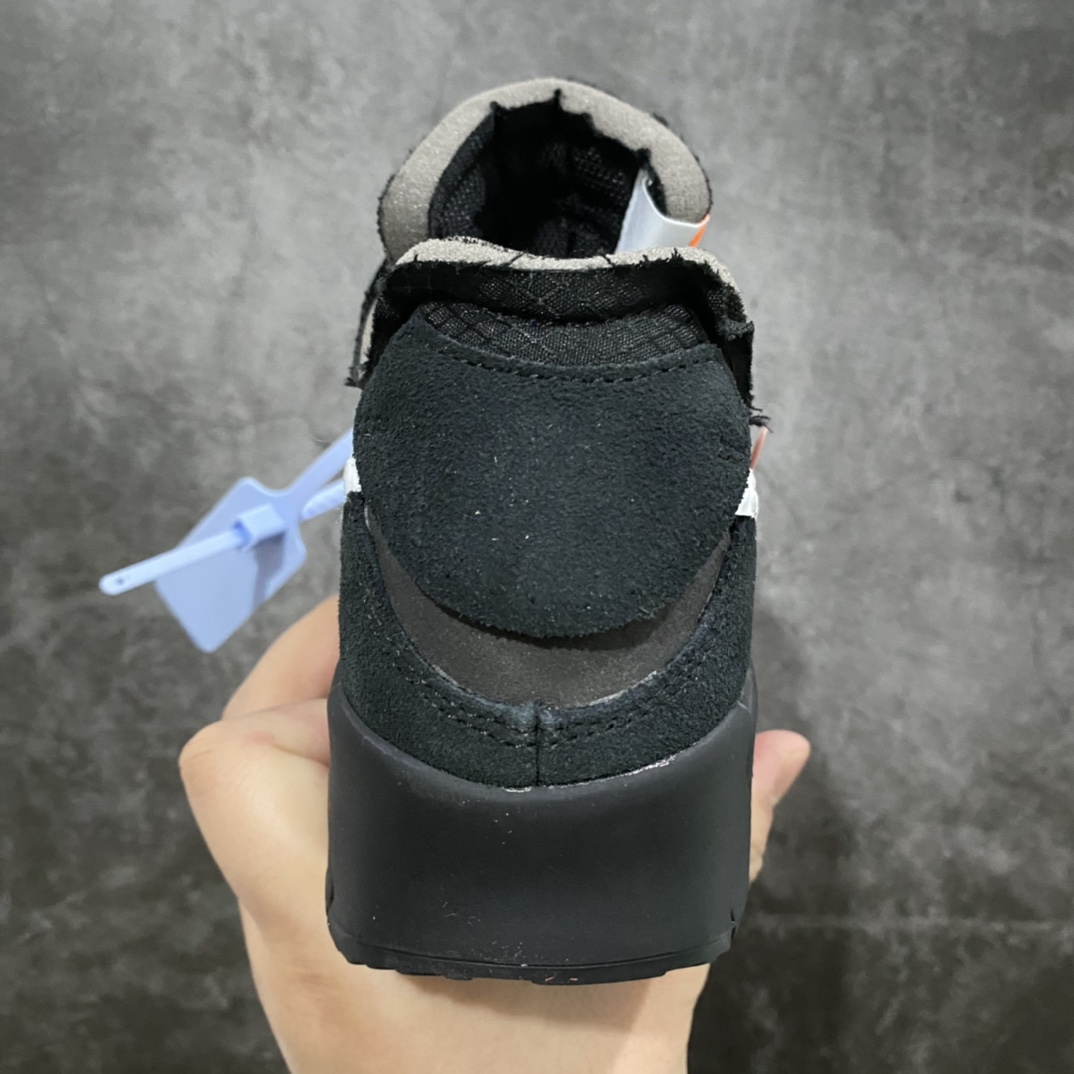 图片[4]-外贸版纯原最强版本 Off White x Max 90 黑色AA7293-001 全网最强的版本没有之一 大厂出品 原鞋开发 全鞋均使用原厂材料打造，做工精细，细节完美，鞋型好，实拍所见即所得，可随意对比其他代号纯原，绝对秒杀所有～ 尺码：40-47.5-选品中心