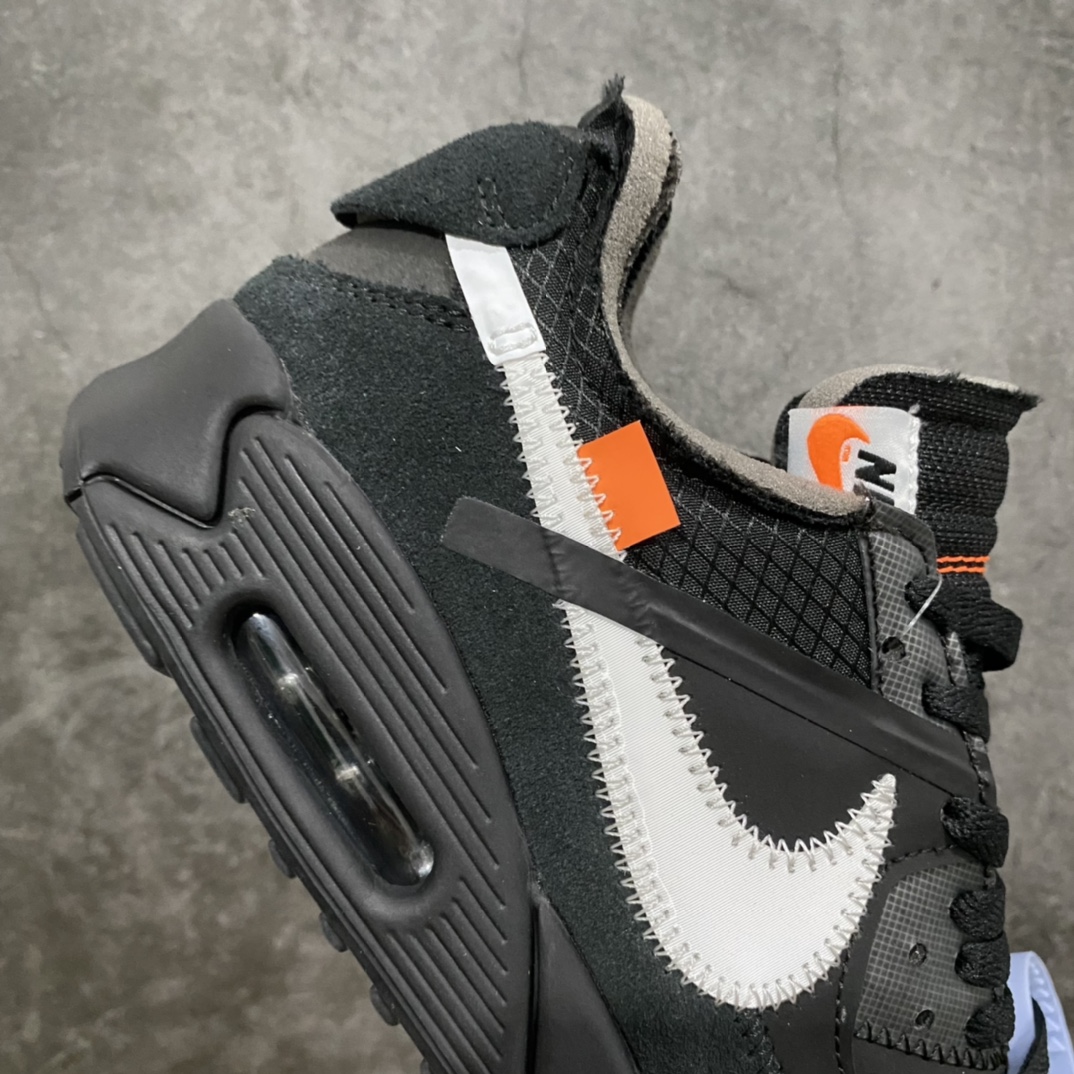 图片[8]-外贸版纯原最强版本 Off White x Max 90 黑色AA7293-001 全网最强的版本没有之一 大厂出品 原鞋开发 全鞋均使用原厂材料打造，做工精细，细节完美，鞋型好，实拍所见即所得，可随意对比其他代号纯原，绝对秒杀所有～ 尺码：40-47.5-选品中心