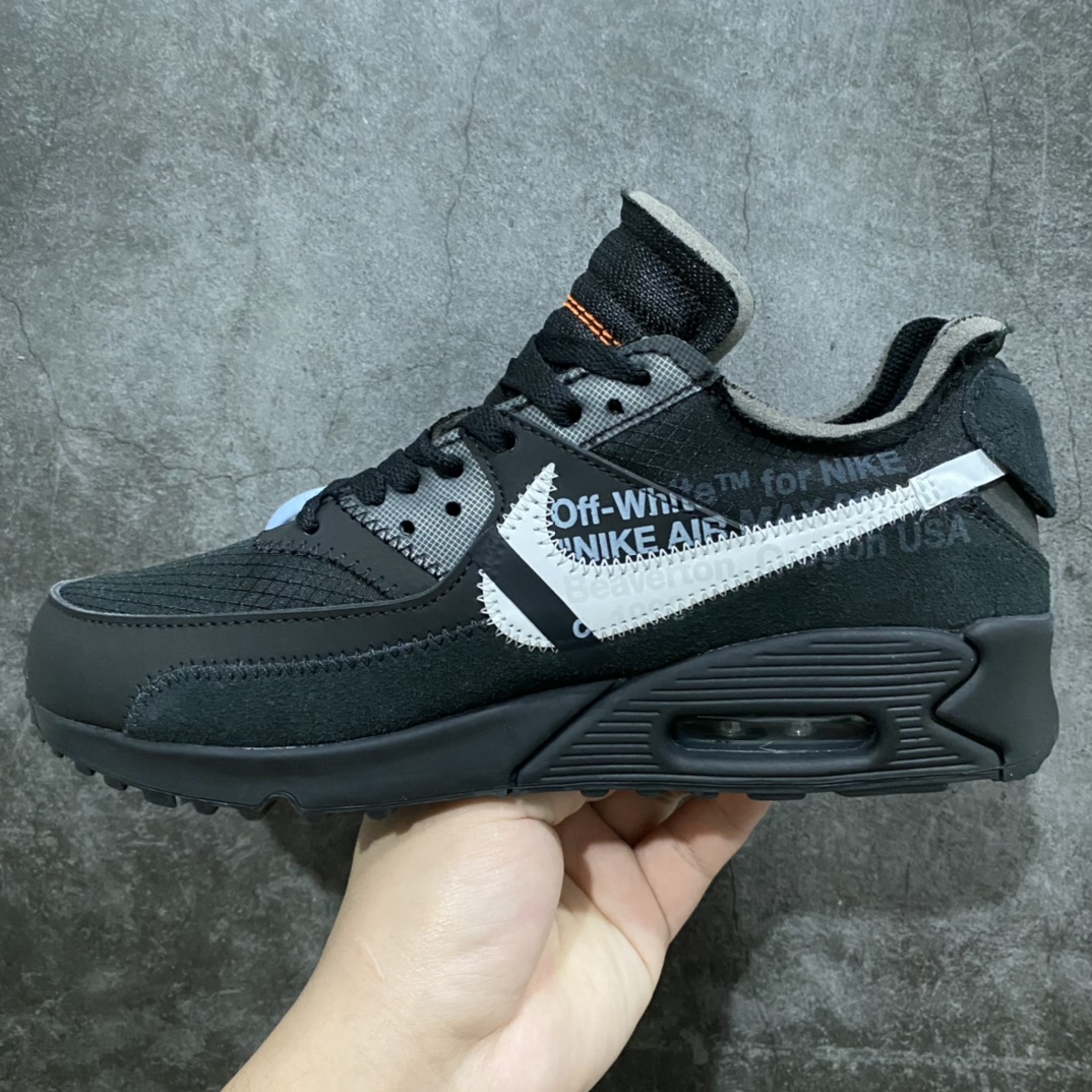 图片[2]-外贸版纯原最强版本 Off White x Max 90 黑色AA7293-001 全网最强的版本没有之一 大厂出品 原鞋开发 全鞋均使用原厂材料打造，做工精细，细节完美，鞋型好，实拍所见即所得，可随意对比其他代号纯原，绝对秒杀所有～ 尺码：40-47.5-选品中心