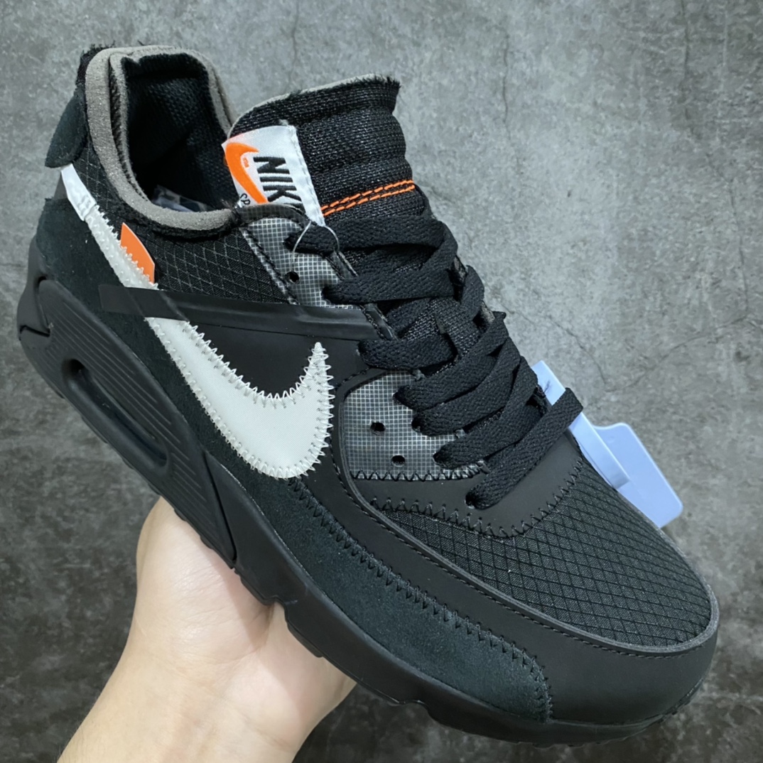 图片[3]-外贸版纯原最强版本 Off White x Max 90 黑色AA7293-001 全网最强的版本没有之一 大厂出品 原鞋开发 全鞋均使用原厂材料打造，做工精细，细节完美，鞋型好，实拍所见即所得，可随意对比其他代号纯原，绝对秒杀所有～ 尺码：40-47.5-选品中心