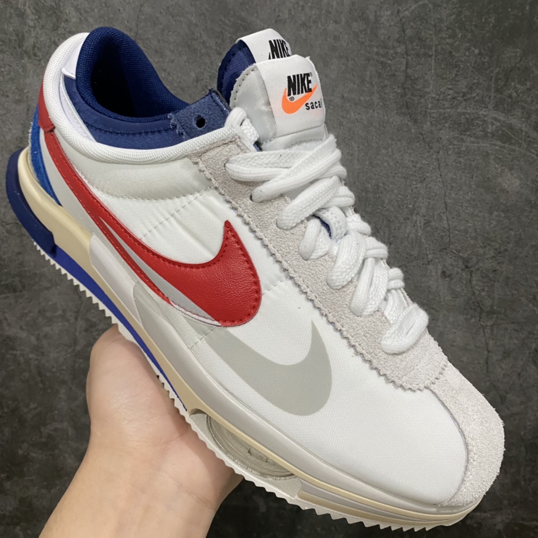 图片[4]-神版SACAI x NK Air Zoom Cortez SP 4.0\”OG Royal Fuchsia\”4.0 经典阿甘跑鞋 诞生 50 周年纪念款 日式解构美学联名原楦原纸版开发、厚实牛津布组合翻毛皮革鞋面材质 、中底嵌入超轻发泡EVA缓震材质及4层组合鞋底型、前掌嵌入Air Zoom开窗式纤维气垫 尺码：36 36.5 37.5 38 38.5 39 40 40.5 41 42 42.5 43 44 44.5 45 46-选品中心