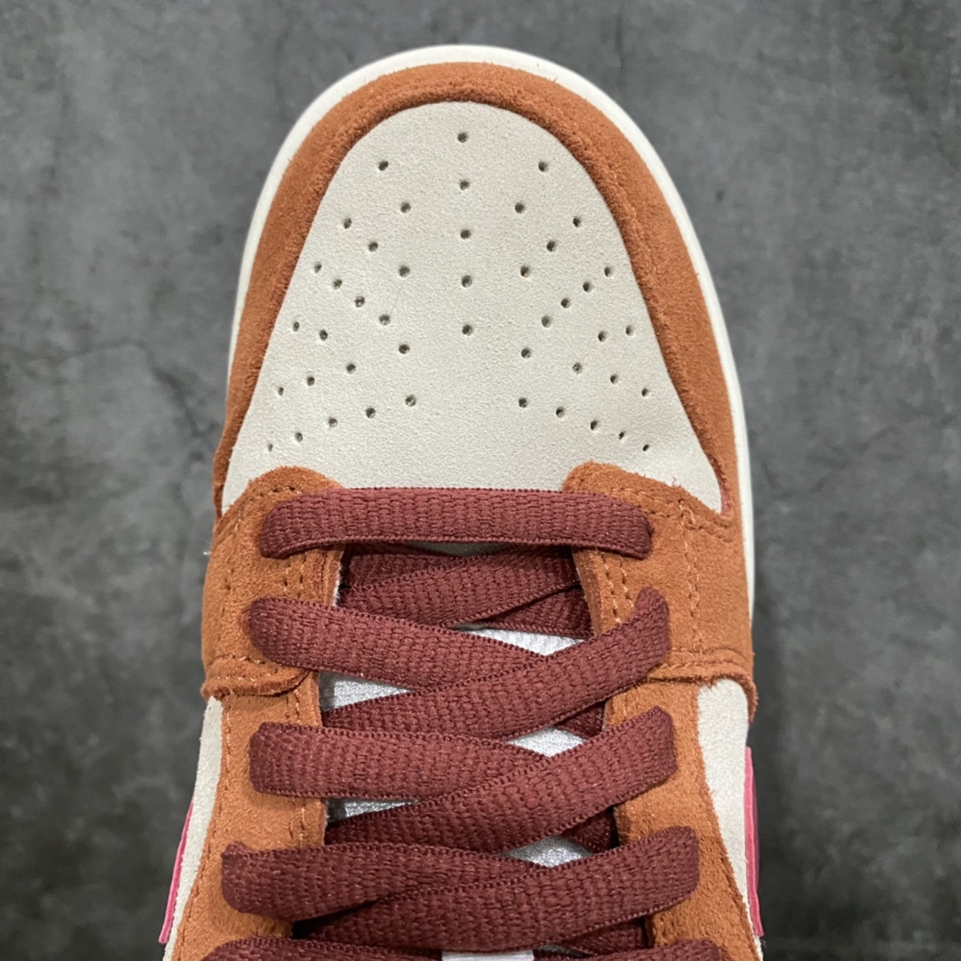 图片[5]-L版纯原Dunk SB红棕 棕色红钩 BQ6817-202 个人感觉是目前市场最优版本之一 做工品质都没得挑 厚鞋舌 翻毛皮料无色差 鞋型 勾子清洁度也都很好 价格合理 推荐这个版本 尺码：36-46-选品中心