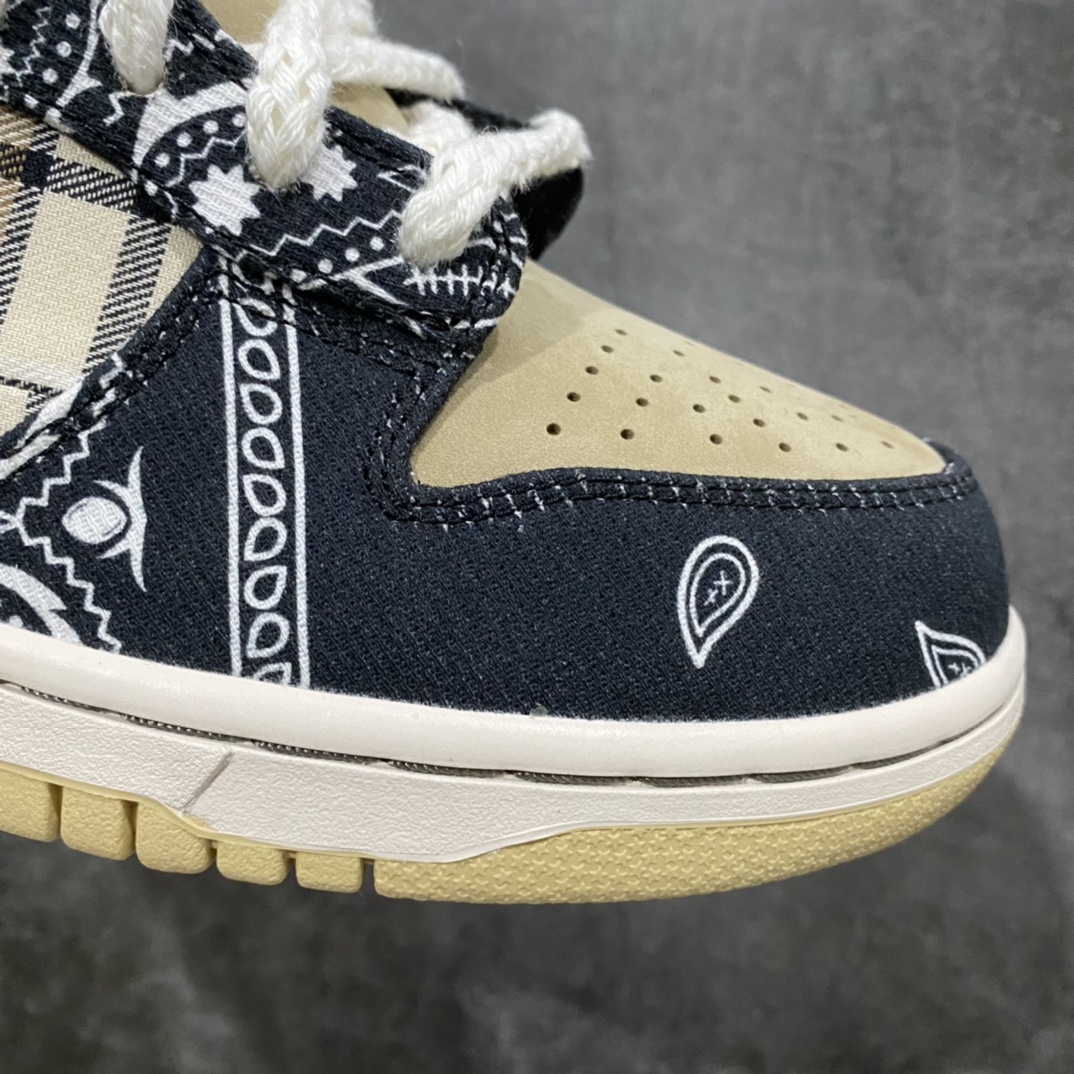 图片[6]-PK版本Travis Scott x Dunk SB腰果花 市场第一梯队品质 可以说细节基本都是对的 鞋头上翘弧度正确 后跟小山峰弧度正确 贝利原厂皮料 所有细节正确 缩减文案不多描述 各大代号纯原中的巅峰版本 具体见细节图即可 尺码：36 36.5 37 38 38.5 39 40 40.5 41 42 42.5 43 44 44.5 45 46 47.5-选品中心
