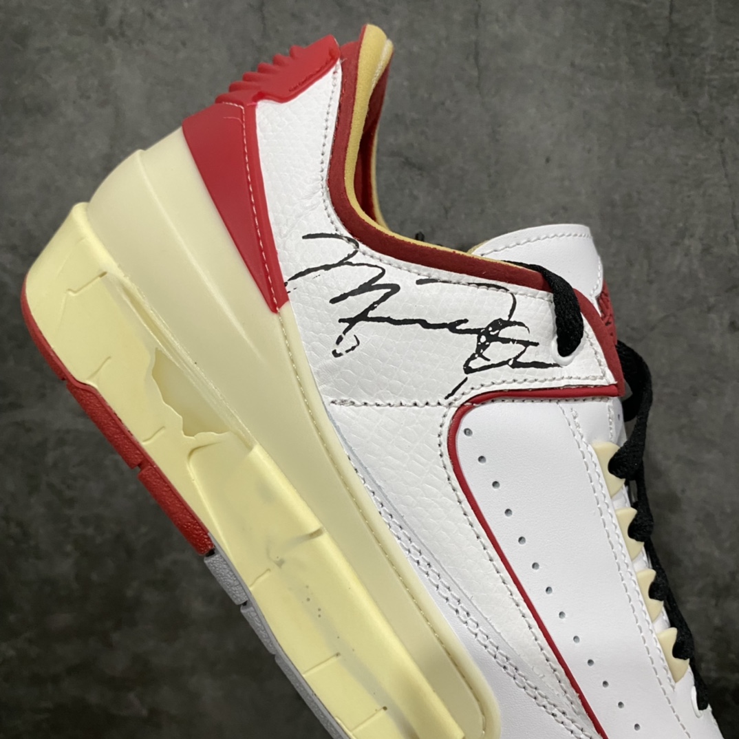 图片[7]-Air Jordan 2 x Off White AJ2 OW联名白红解构DJ4375-106 原盒原材原配件 细节很好 价格也不算贵 卖高价的这个版本真心可以推荐 做的很好 另外有莞顶版本 价格比较贵 尺码：40-47.5-选品中心