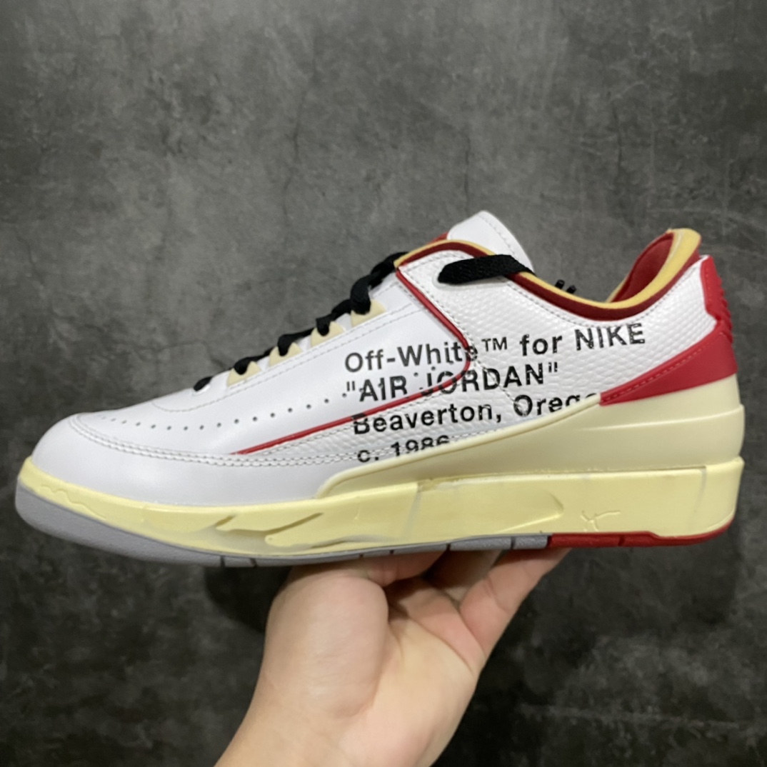 图片[2]-Air Jordan 2 x Off White AJ2 OW联名白红解构DJ4375-106 原盒原材原配件 细节很好 价格也不算贵 卖高价的这个版本真心可以推荐 做的很好 另外有莞顶版本 价格比较贵 尺码：40-47.5-选品中心