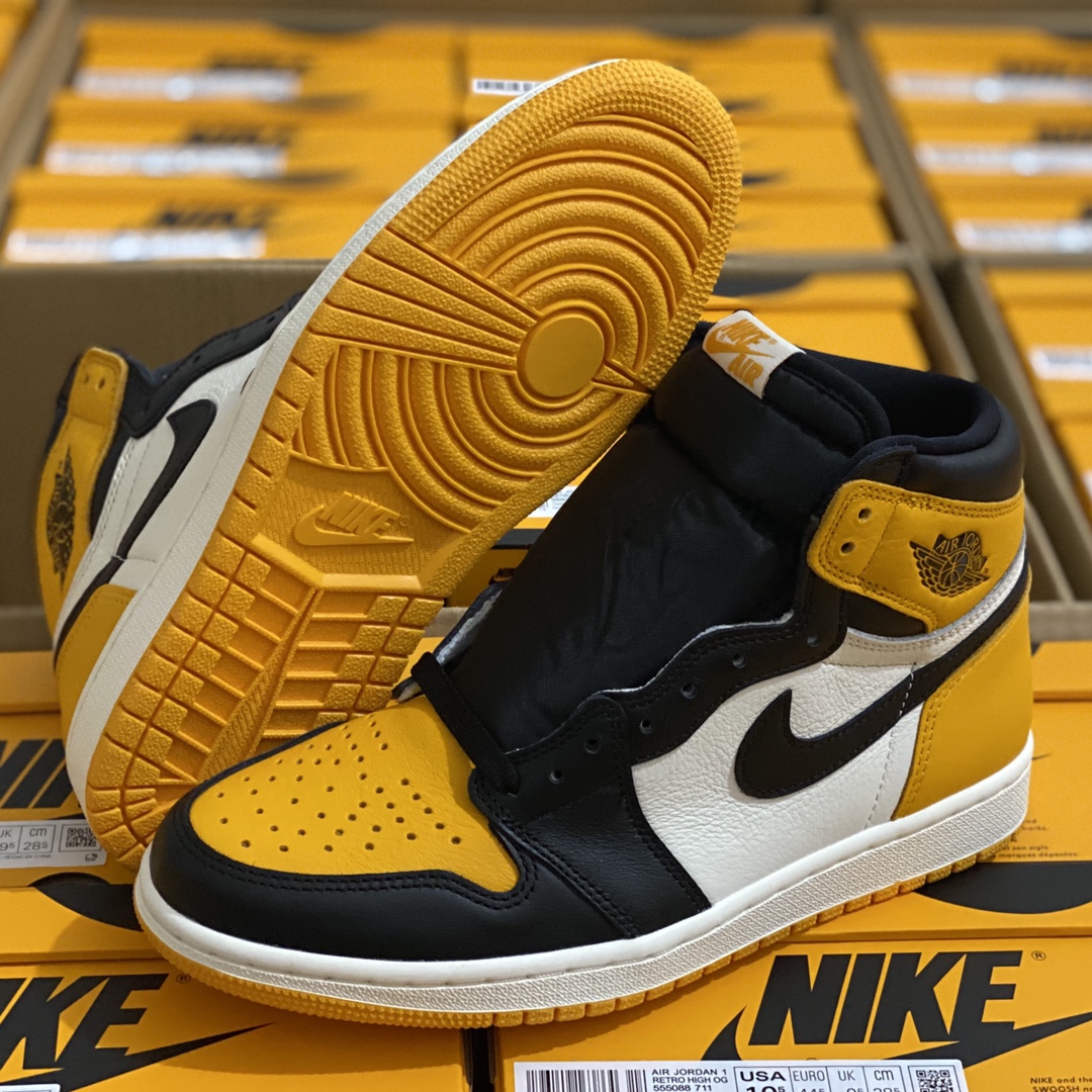 aj1黑黄脚趾尺码40.5-47.5特供版-LJR出品-AirJordan1HighOG“YellowT