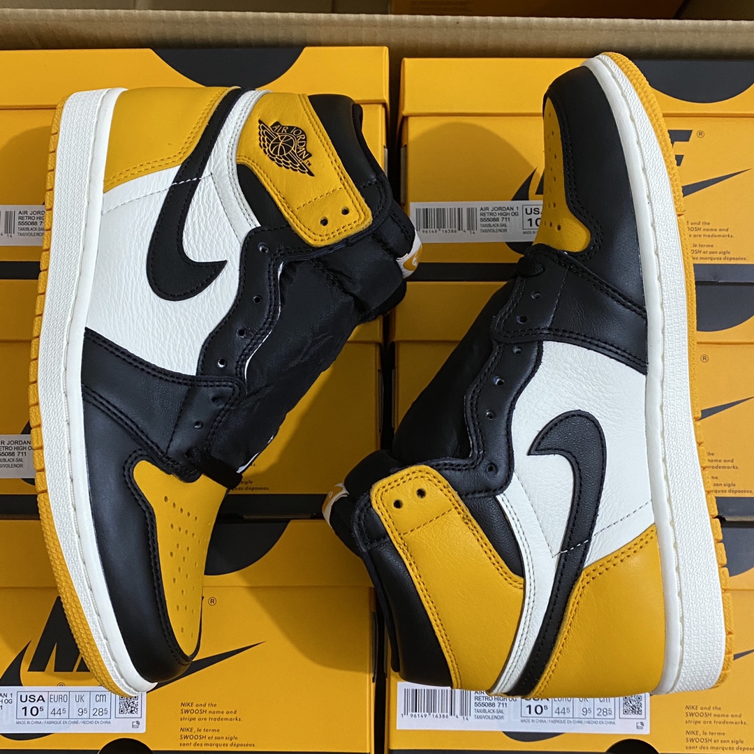 aj1黑黄脚趾尺码40.5-47.5特供版-LJR出品-AirJordan1HighOG“YellowT