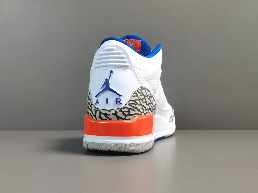  福利特价
【纯原：顶级AJ3】尼克斯  Air Jordan 3  Knicks 
货号：-148  
