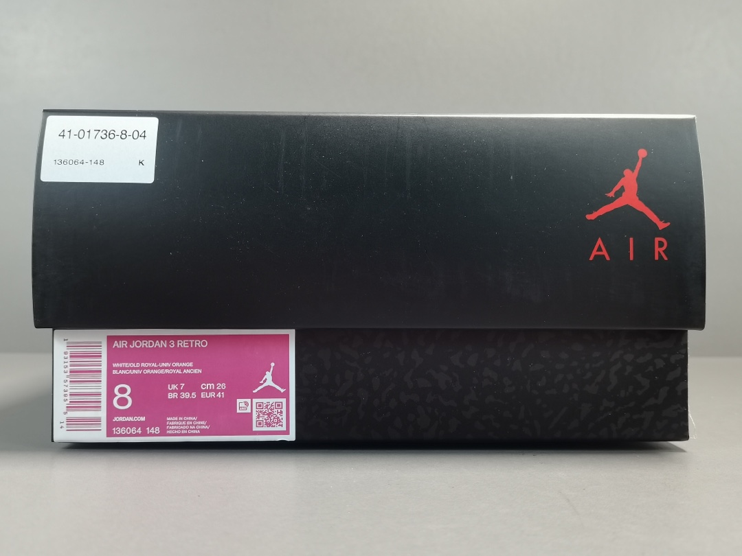  福利特价
【纯原：顶级AJ3】尼克斯  Air Jordan 3  Knicks 
货号：-148  