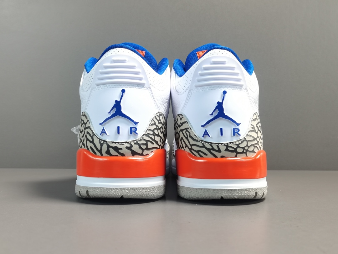  福利特价
【纯原：顶级AJ3】尼克斯  Air Jordan 3  Knicks 
货号：-148  