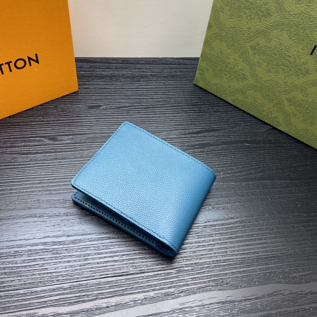 Sleek Leather Bifold Wallet - Open View