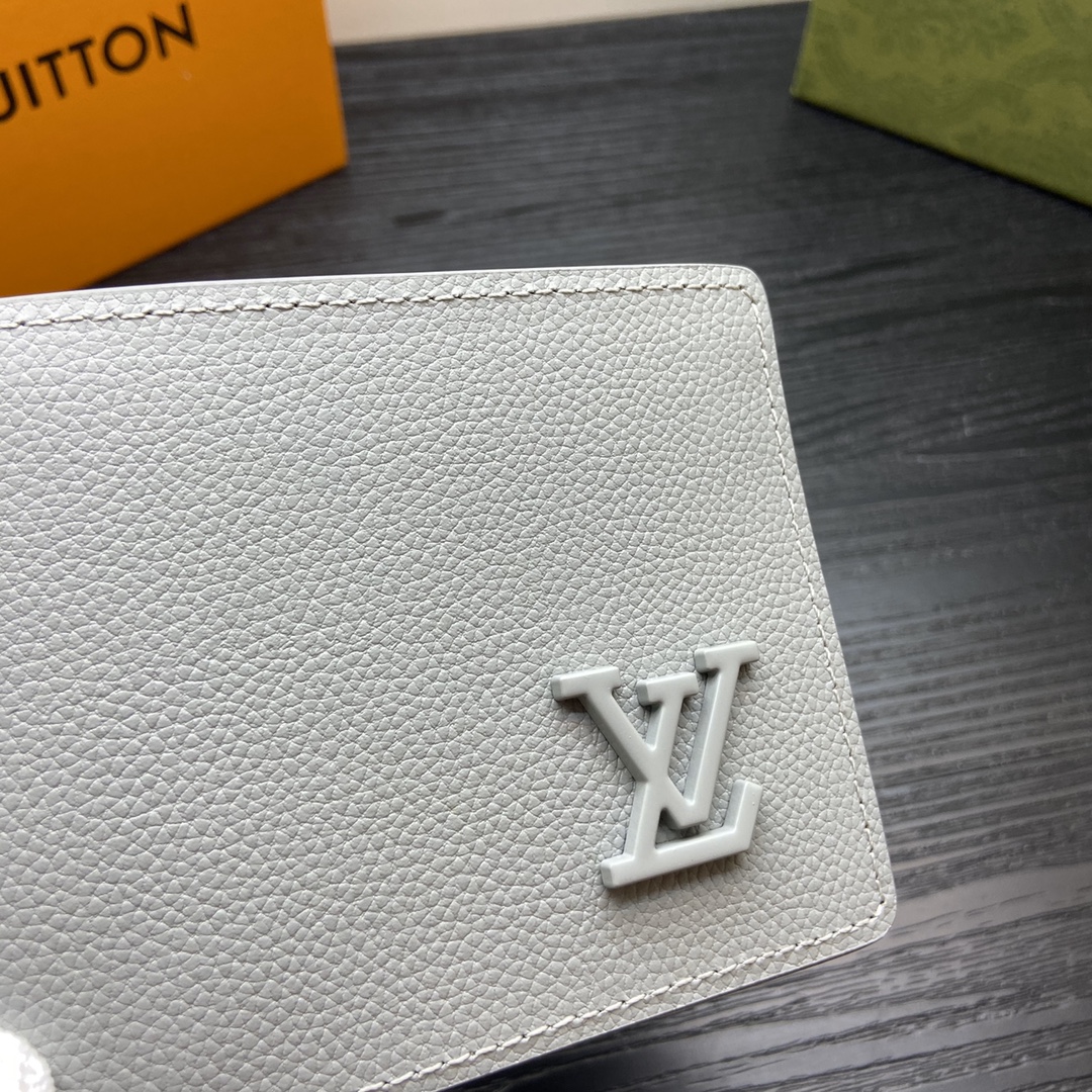 Premium Leather Bifold Wallet - Side Profile