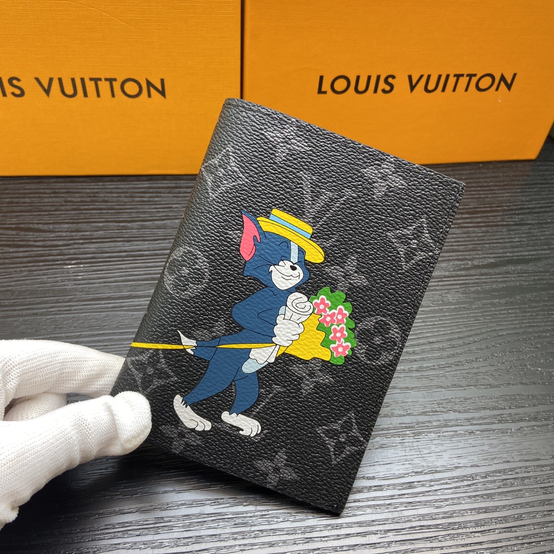 Passport wallet in various color options.