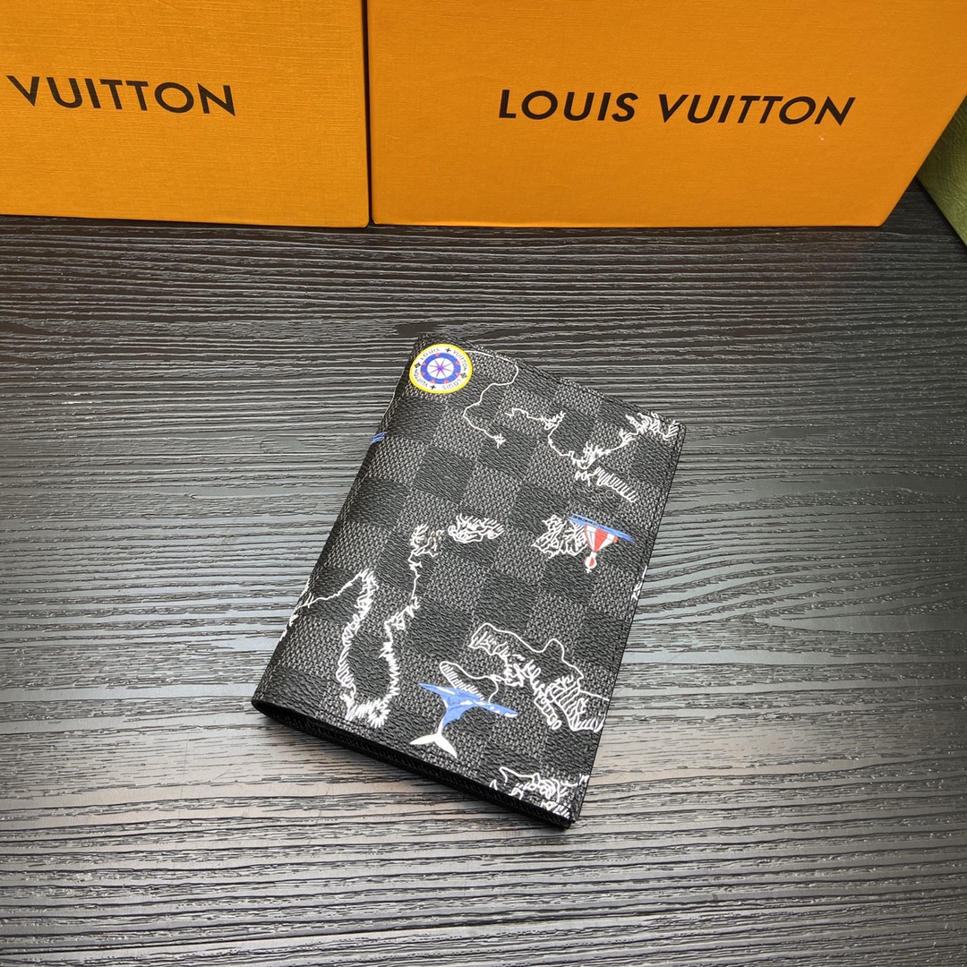 Passport wallet interior detail