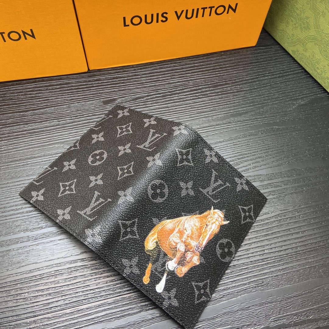 Leather passport cover texture