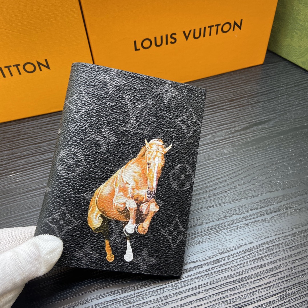 Passport cover side view