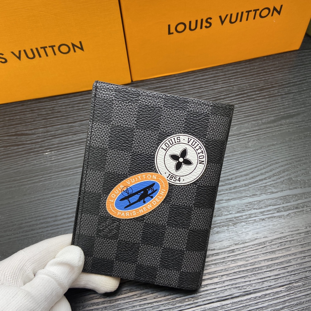 Passport holder in use