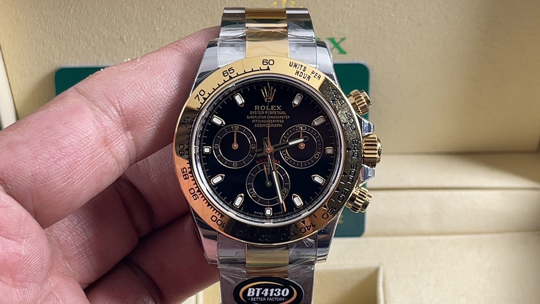 Rolex Daytona Orologio da Polso Oro Giallo Splicing