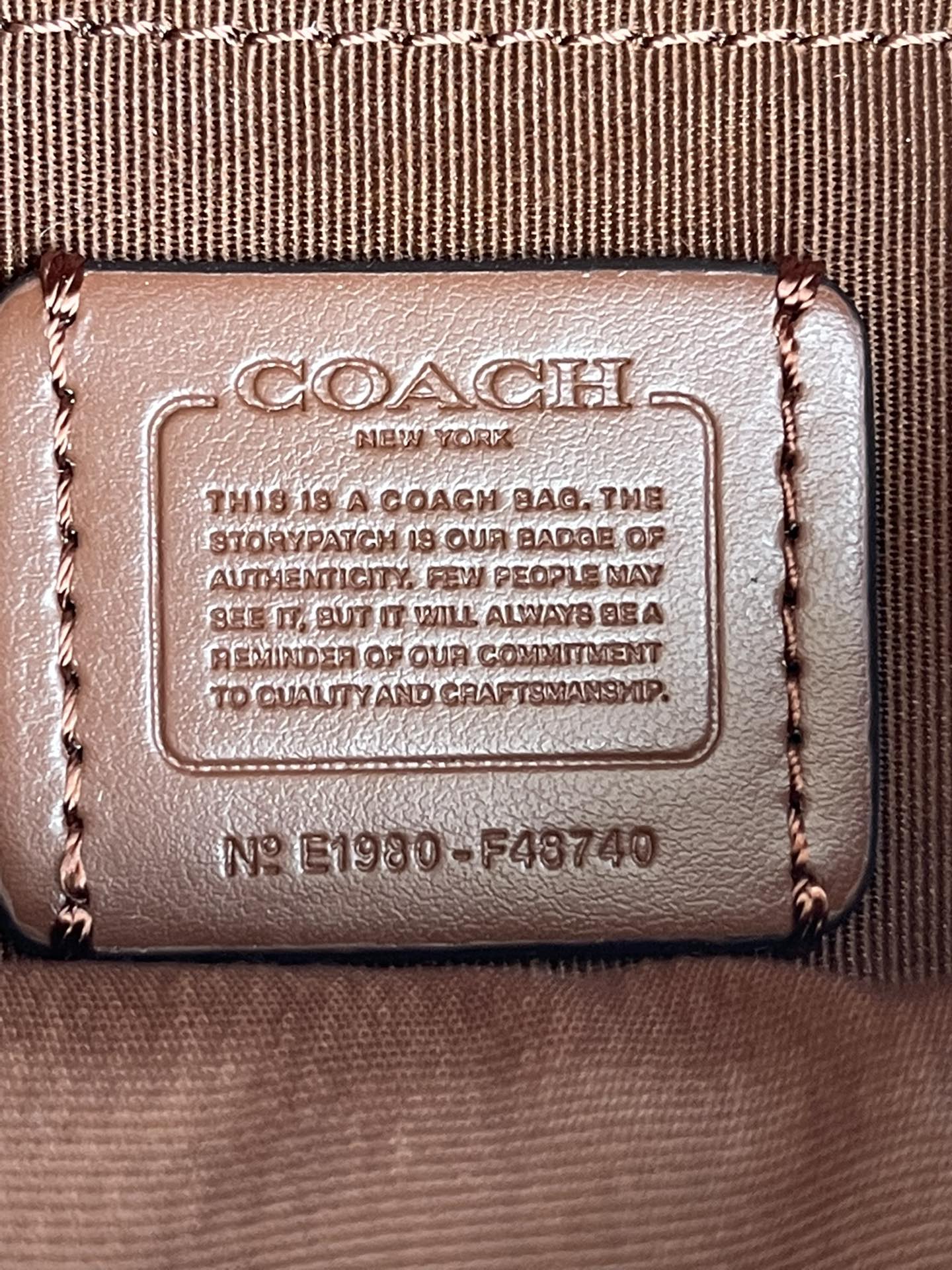 Coach ～纯原Coach 蔻驰 F48740
