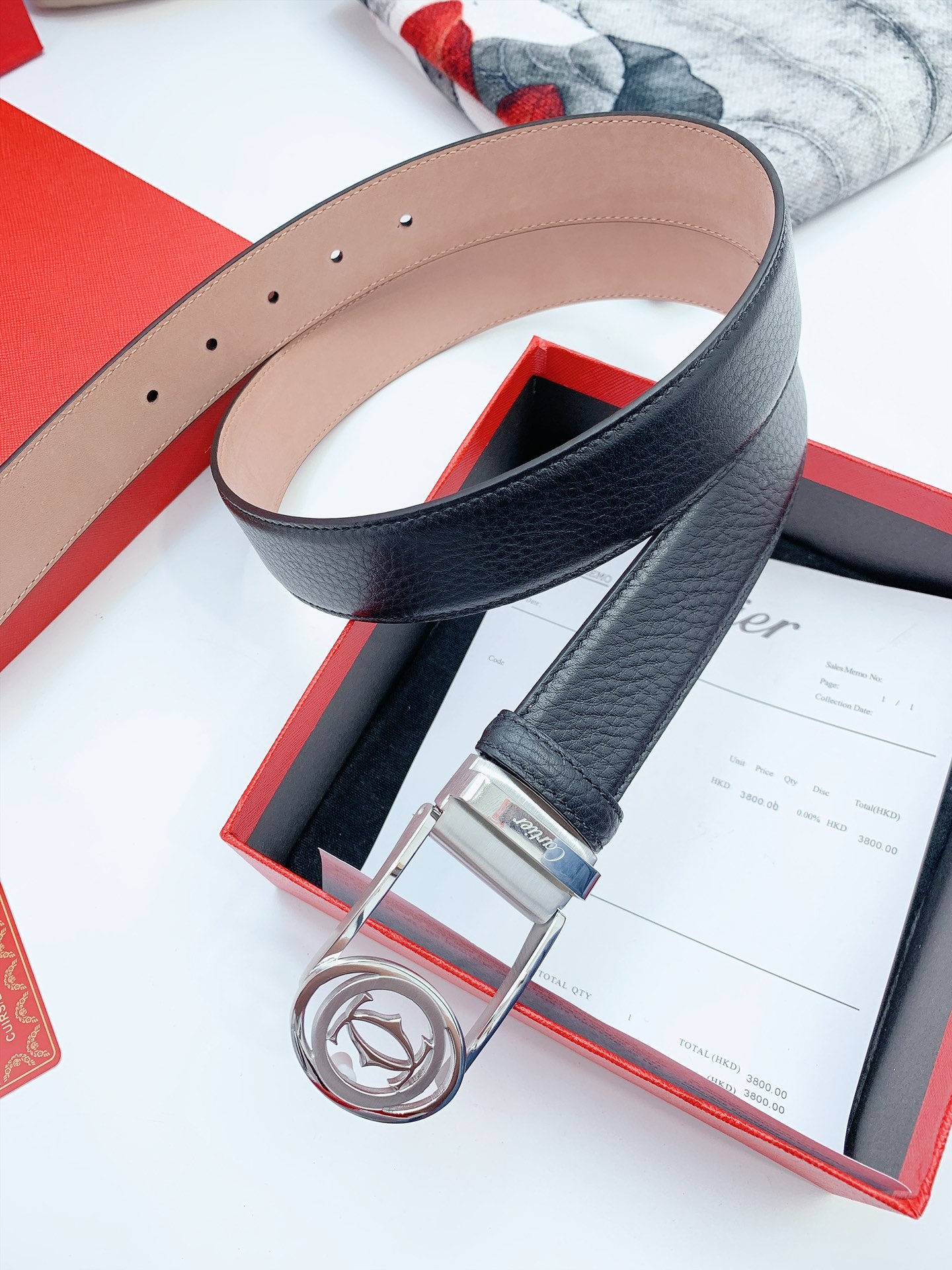 Imported Calf Leather Belts: High Quality, 3.5 cm Width, Regular Purchase. - 图片 3