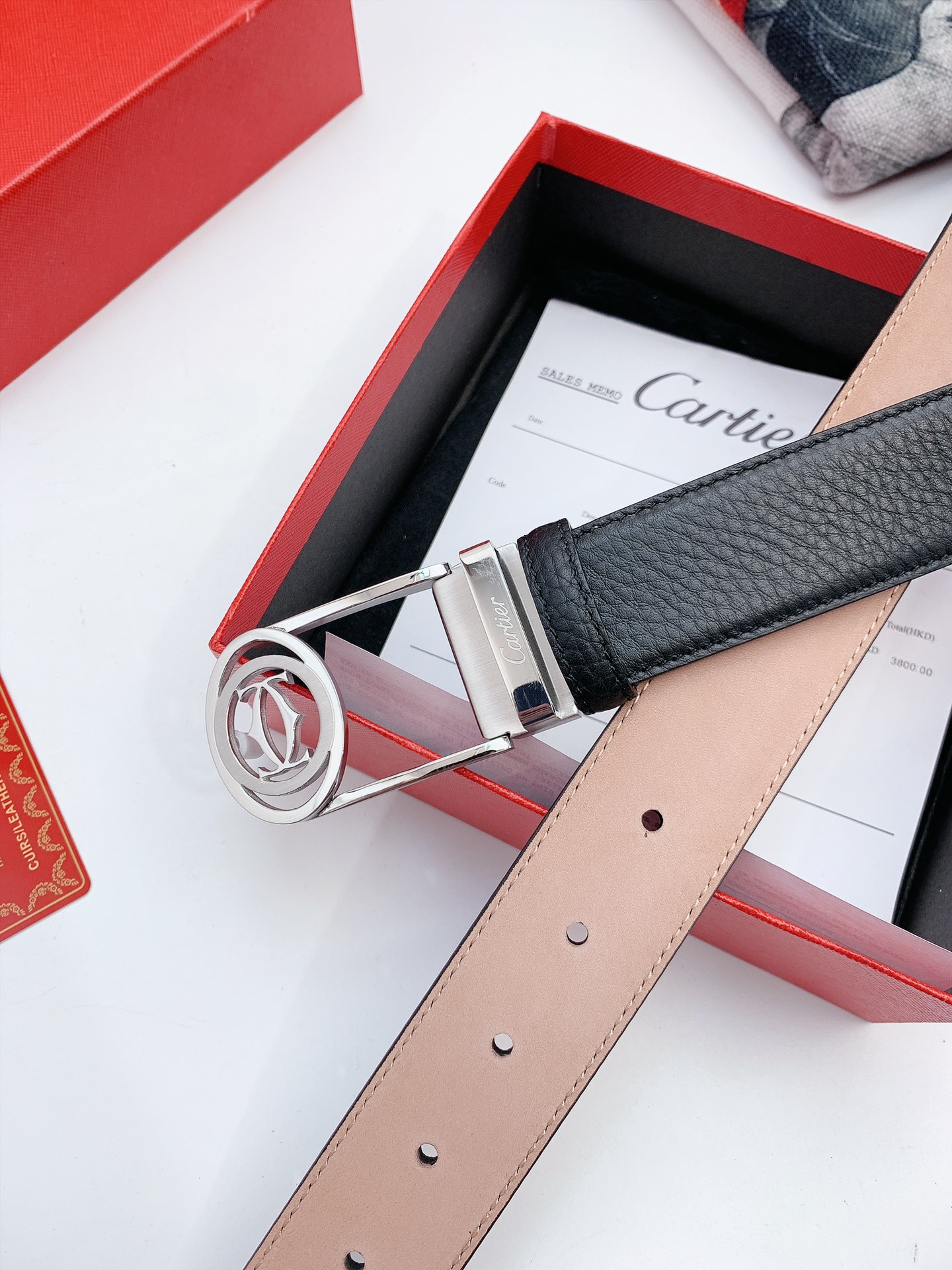 Imported Calf Leather Belts: High Quality, 3.5 cm Width, Regular Purchase. - 图片 7