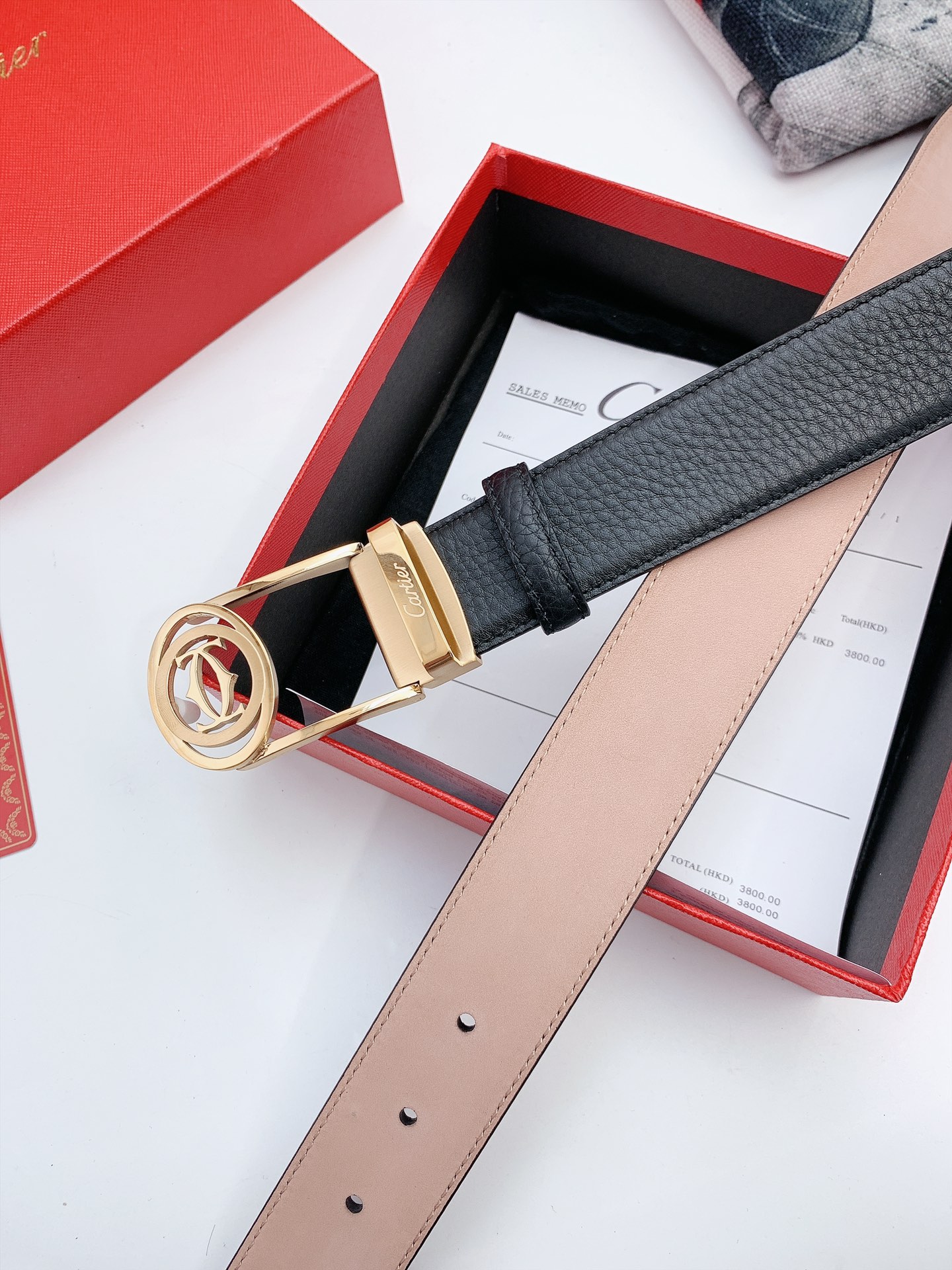 Imported Calf Leather Calcium Belts: High Quality, 3.5 cm Width. - 图片 7