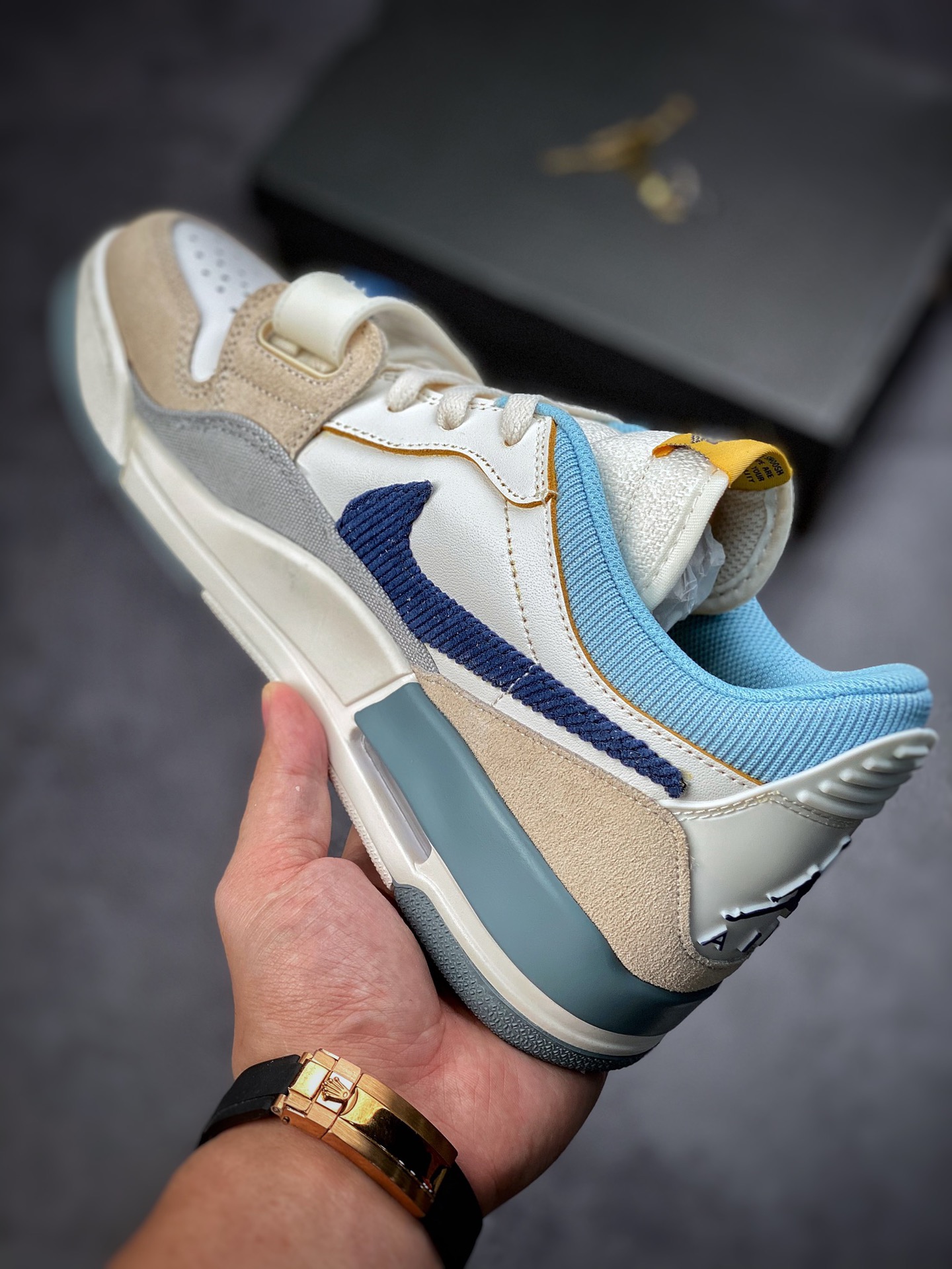 260 Air Jordan Legacy 312 米白蓝 顶级纯原版本头层皮DQ5347-141